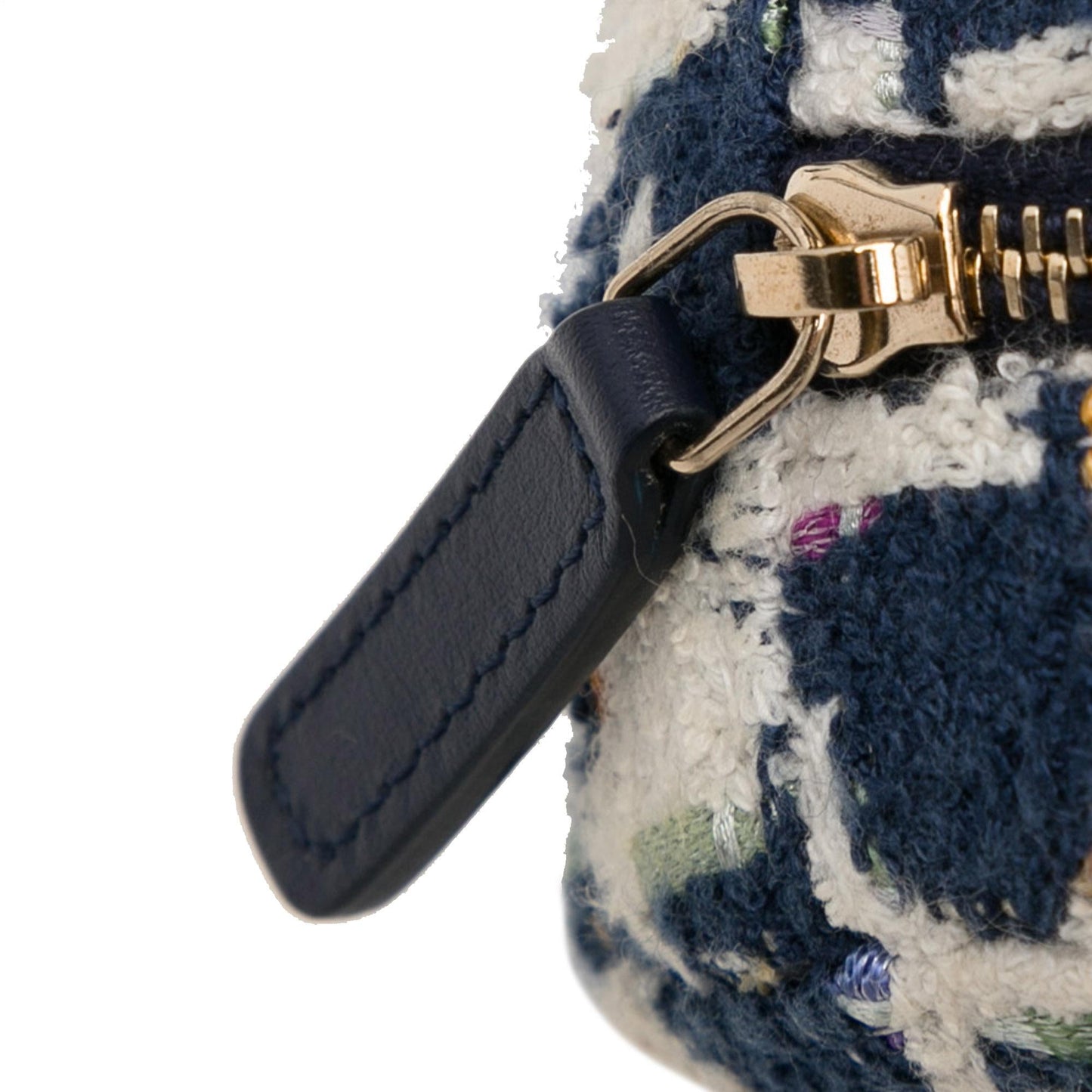 Chanel Tweed 19 Round Clutch with Chain