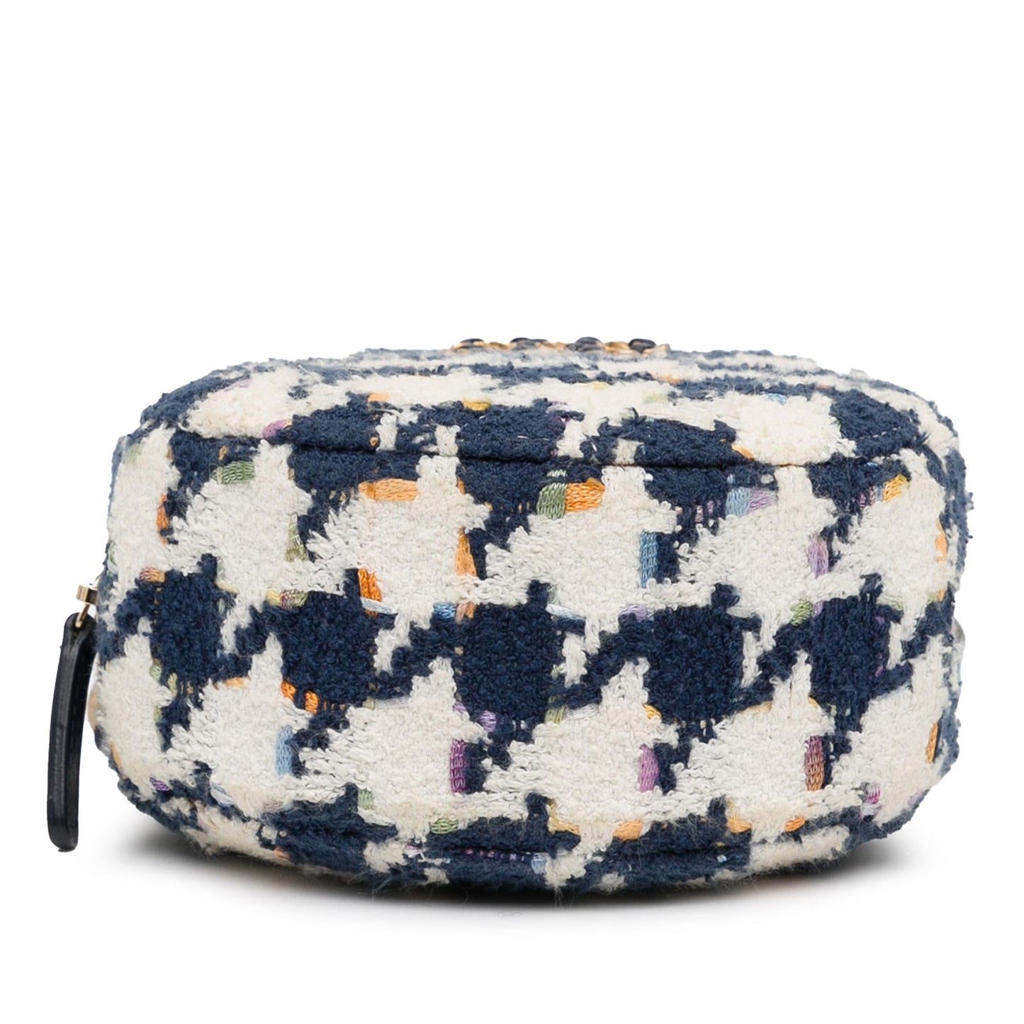 Chanel Tweed 19 Round Clutch with Chain