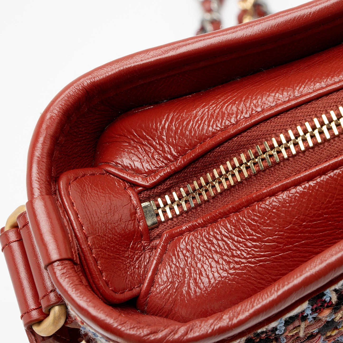 Chanel Tweed Calfskin Gabrielle Small Hobo (SHF-pLIovj)