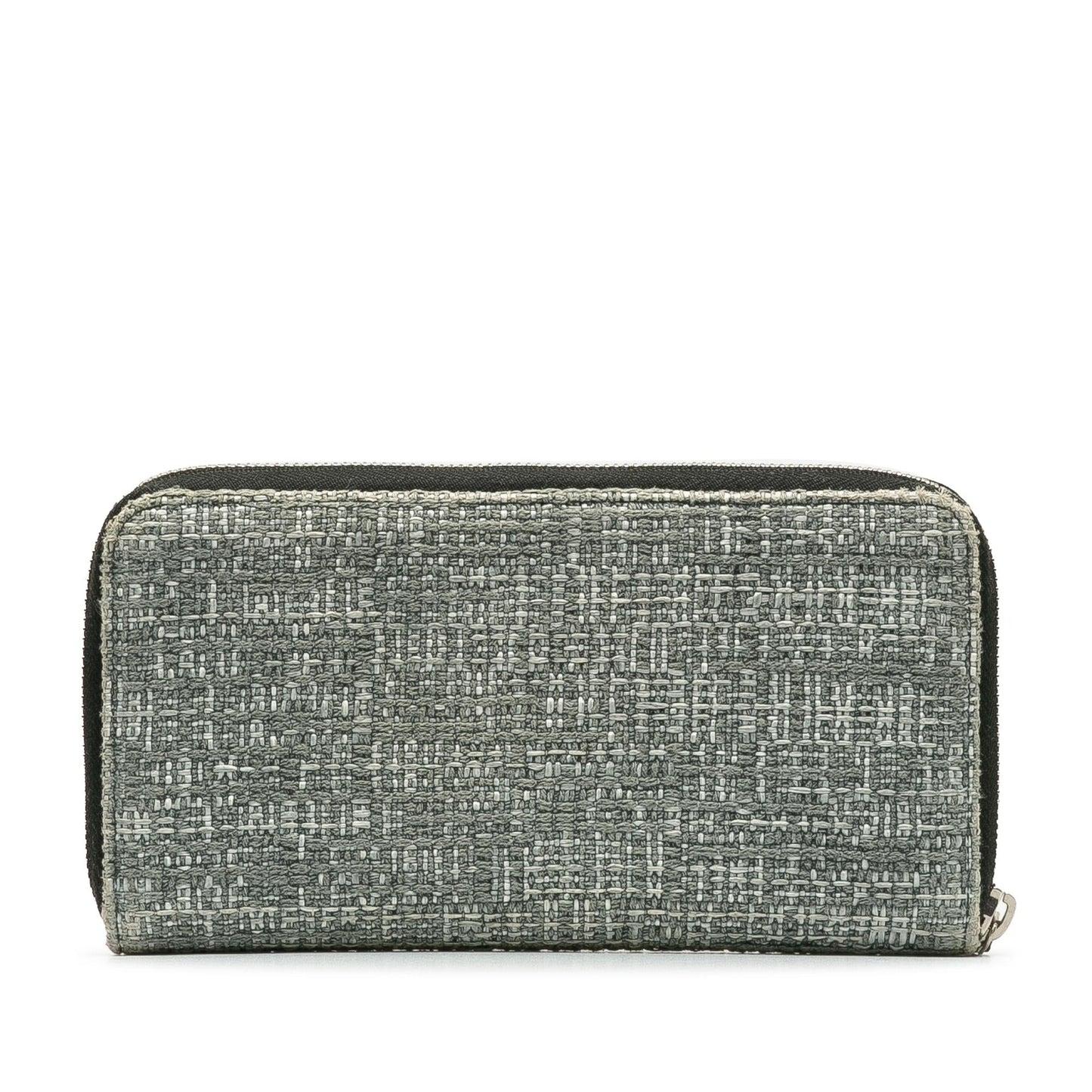 Chanel Tweed Deauville Continental Wallet