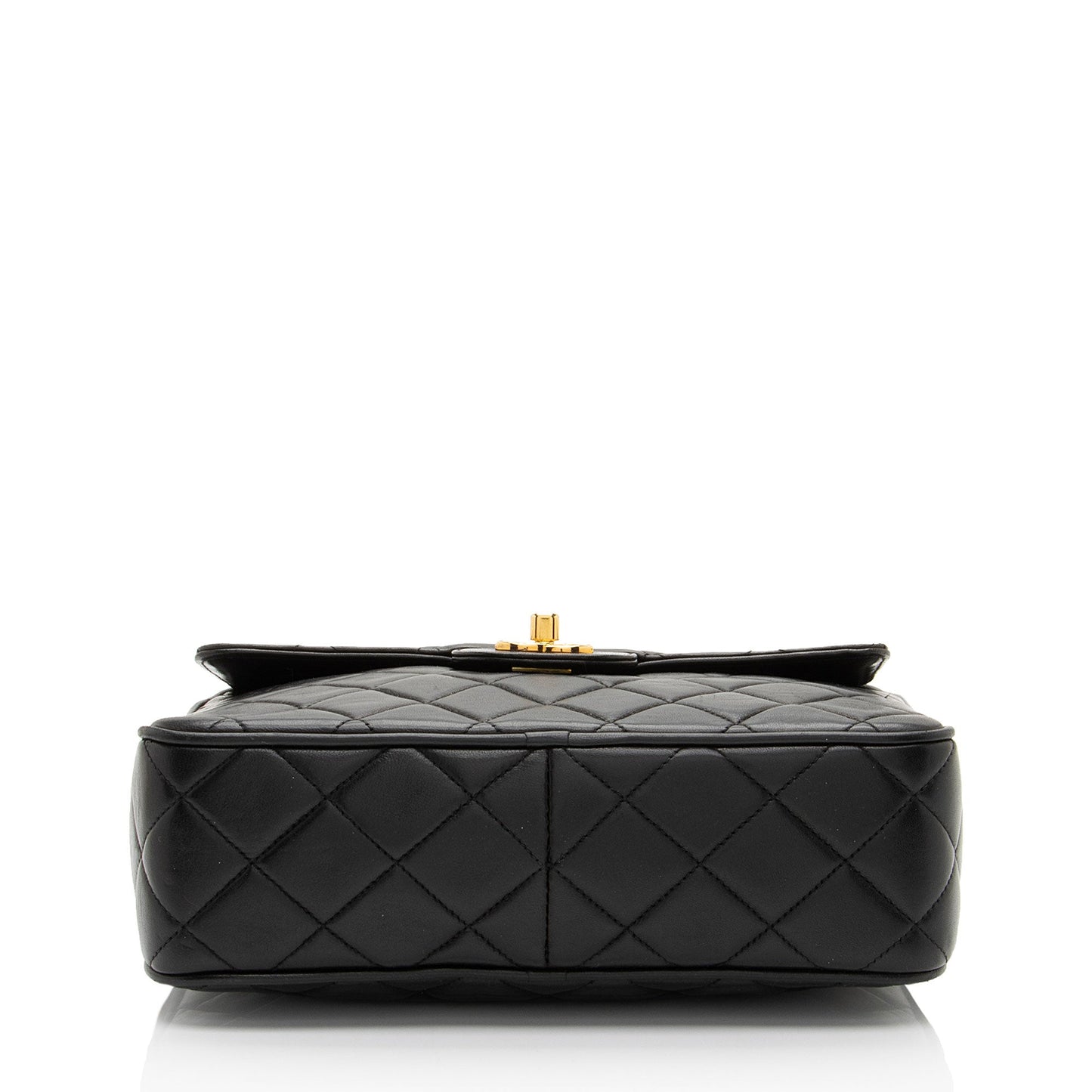 Chanel Vintage Lambskin Tassel Flap Camera Bag