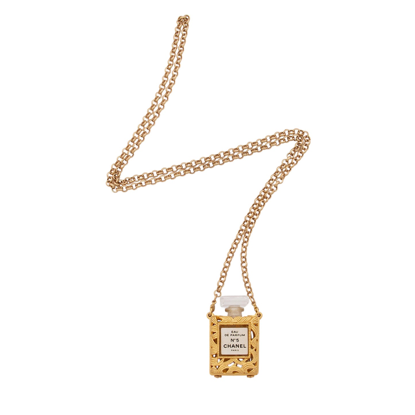 Chanel Vintage No. 5 Bottle Necklace
