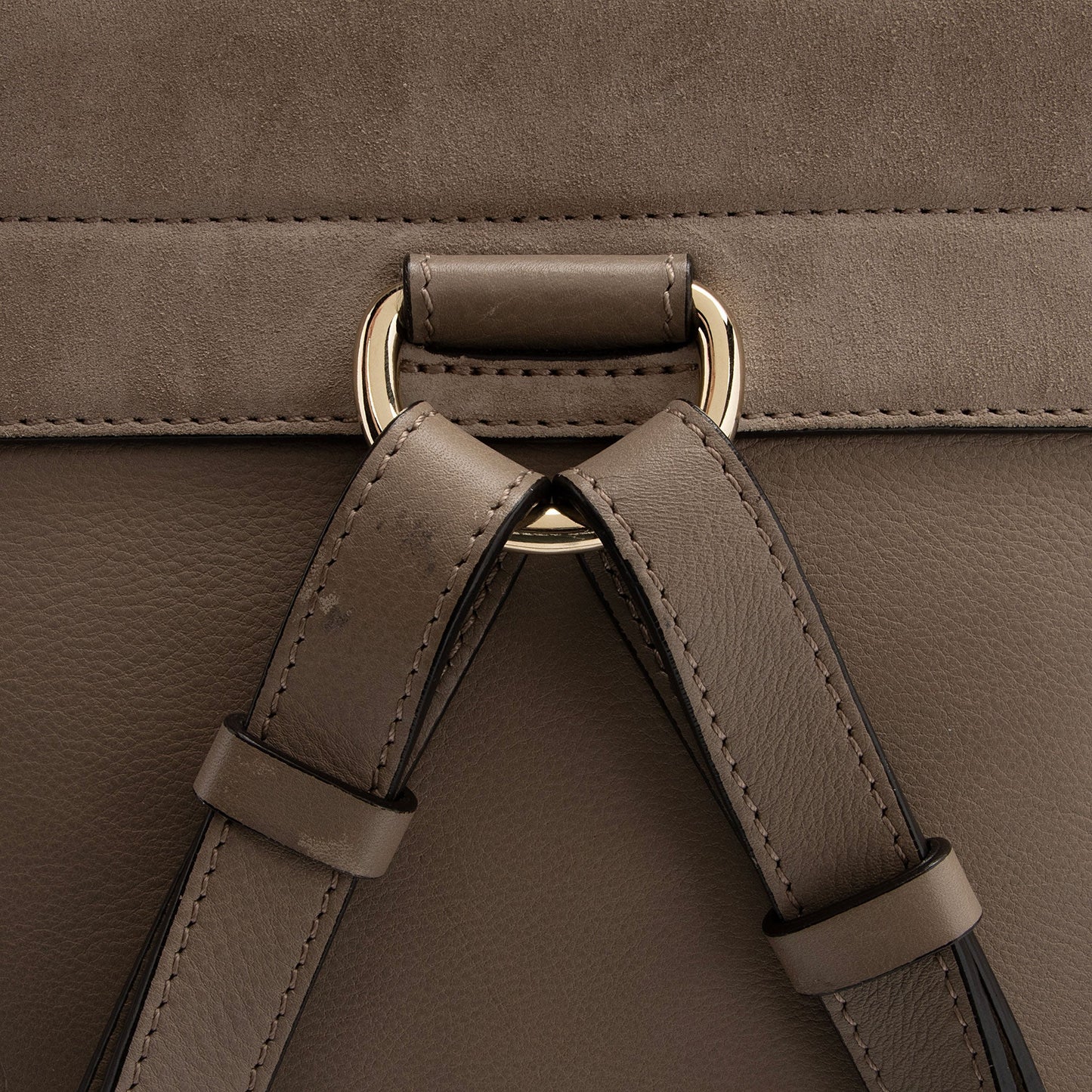 Chloe Calfskin Suede Faye Medium Backpack (SHF-BH2EAY)