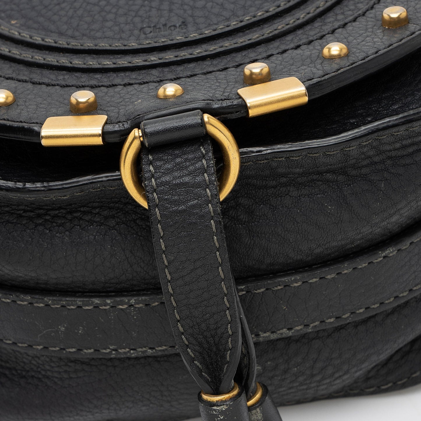 Chloe Studded Calfskin Marcie Mini Crossbody (SHF-9VwbwX)