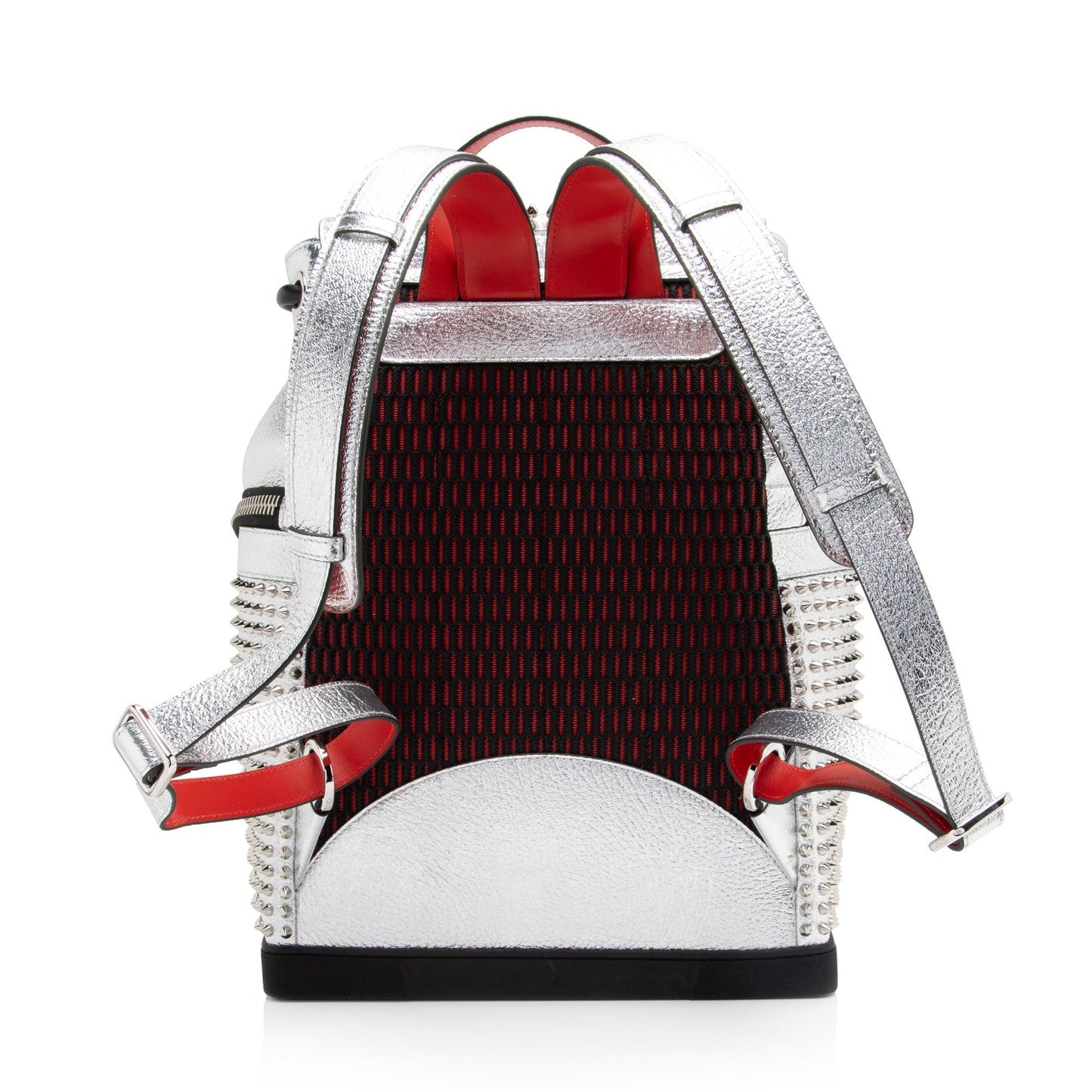 Christian Louboutin Metallic Calfskin Spiked Explorafunk Backpack (SHF-q7zUUZ)