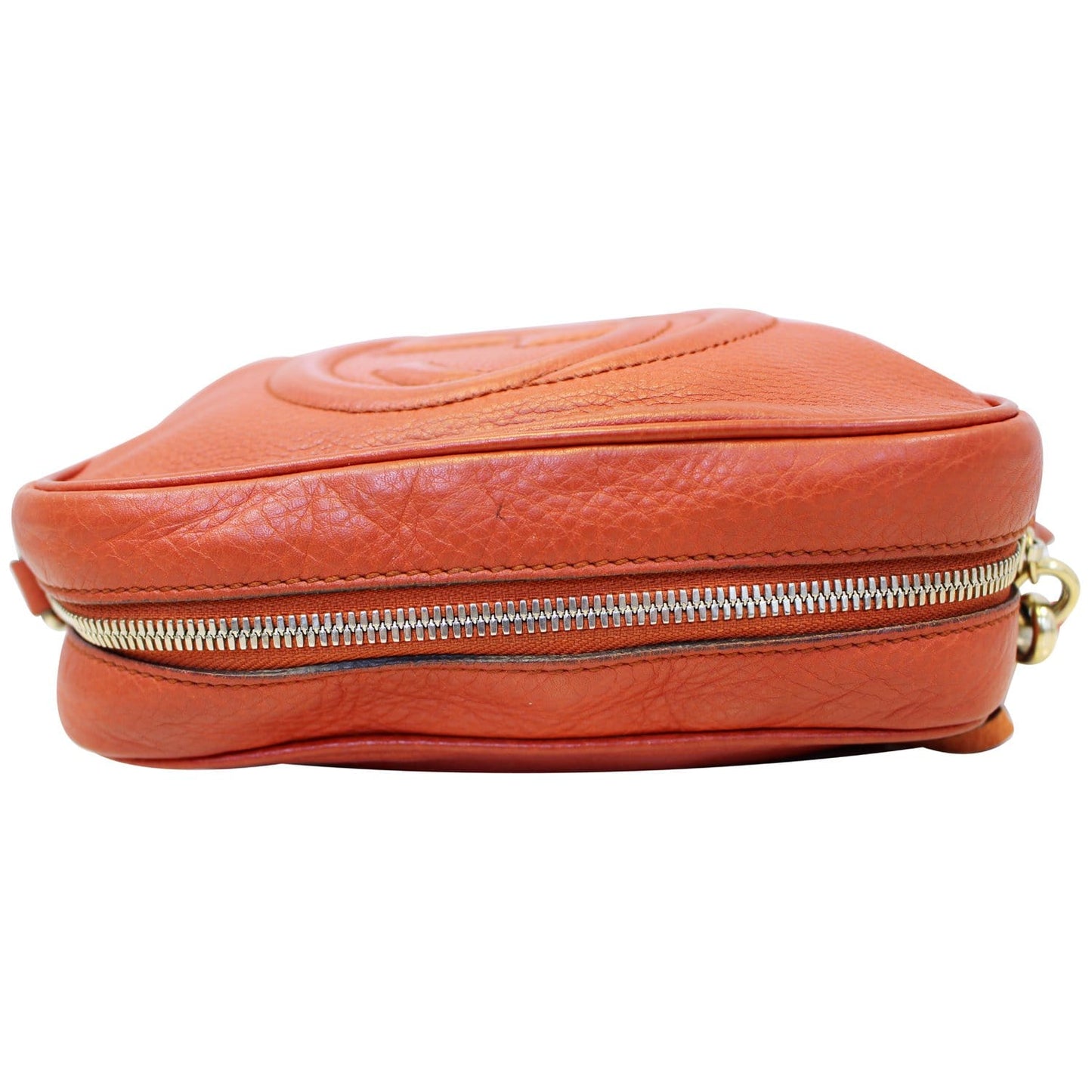 GUCCI Soho Disco Pebbled Leather Small Crossbody Bag