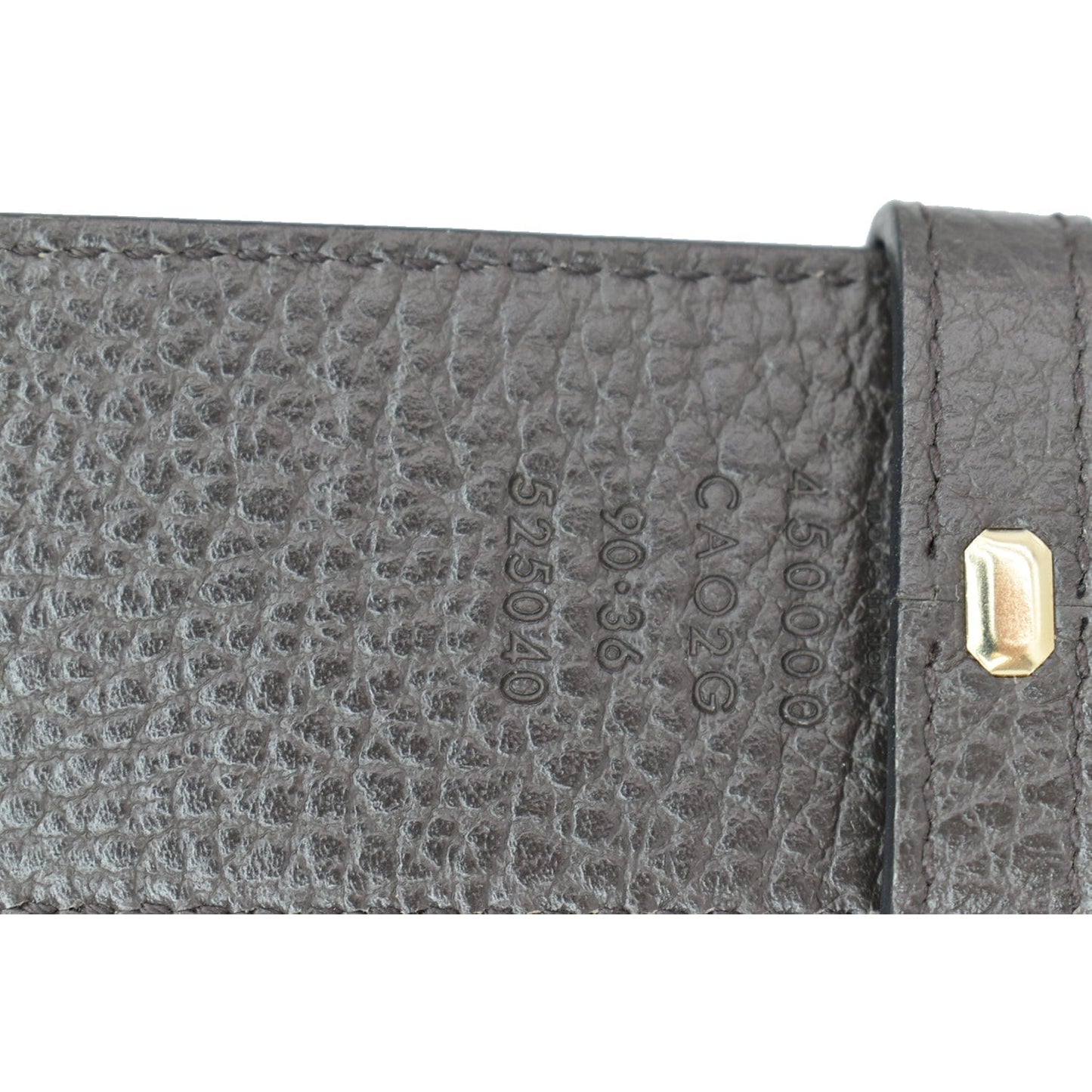 GUCCI GG Reversible Leather Belt Black/Brown 450000 Size 90.36