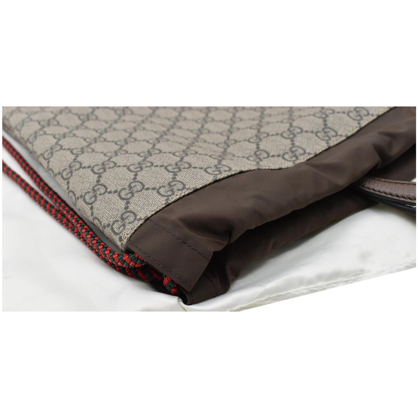 GUCCI Neo Vintage Drawstring GG Supreme Canvas Backpack Bag Beige 473872 - 10% OFF