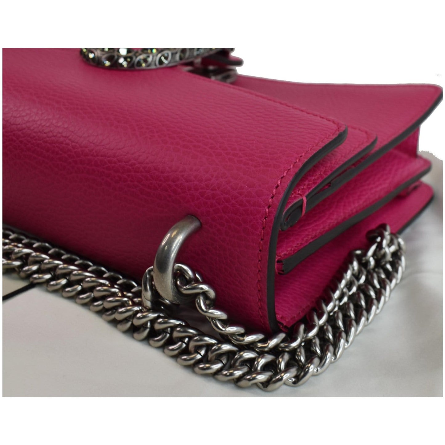 GUCCI Dionysus Small Leather Shoulder Bag 400249 Pink