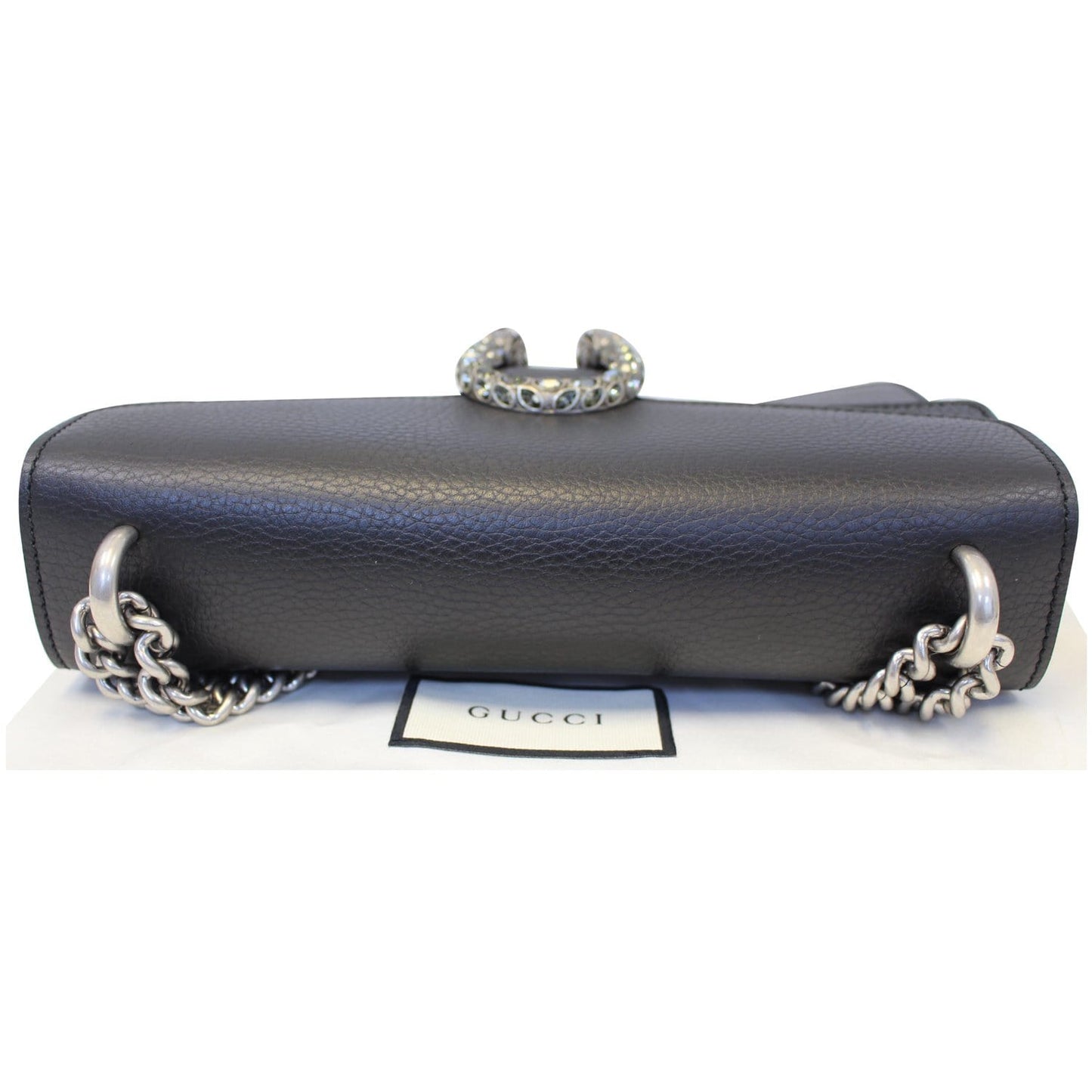 GUCCI Dionysus Small Leather Shoulder Bag 400249 Black