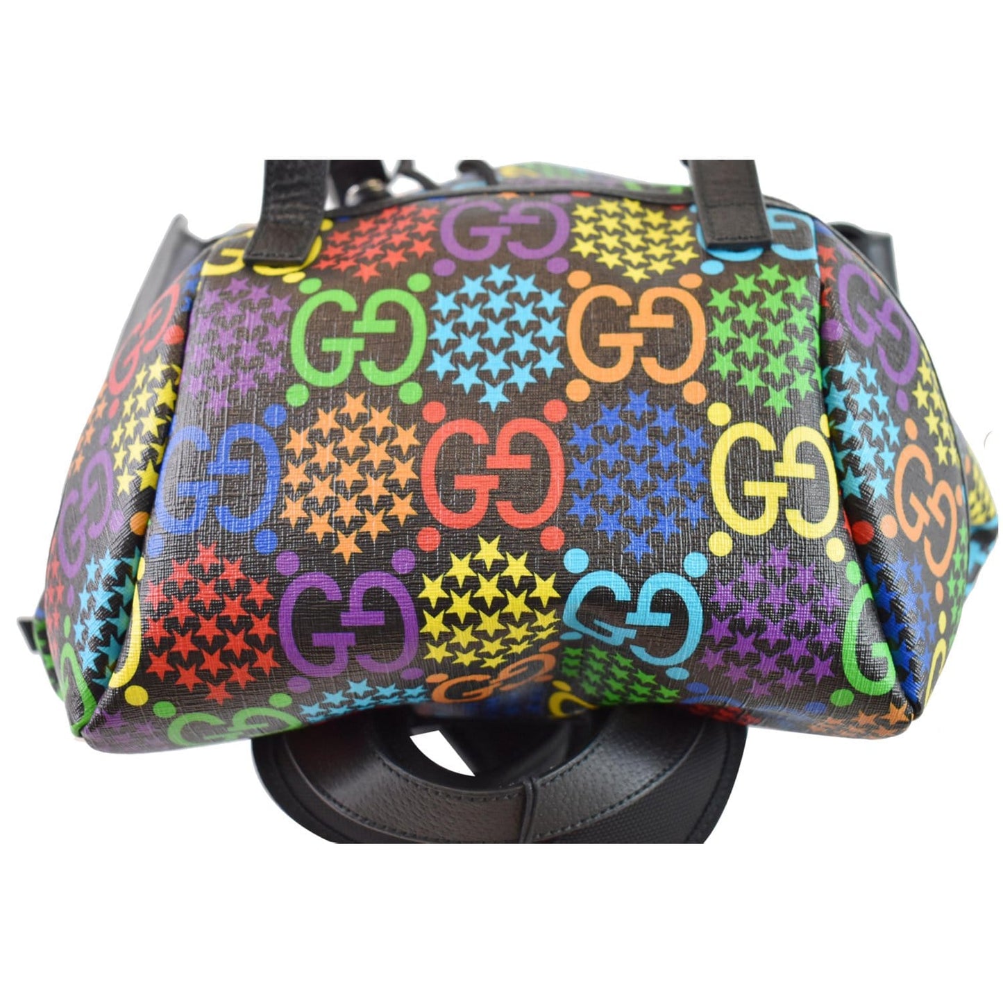 GUCCI GG Psychedelic Supreme Medium Backpack Bag Black 598140