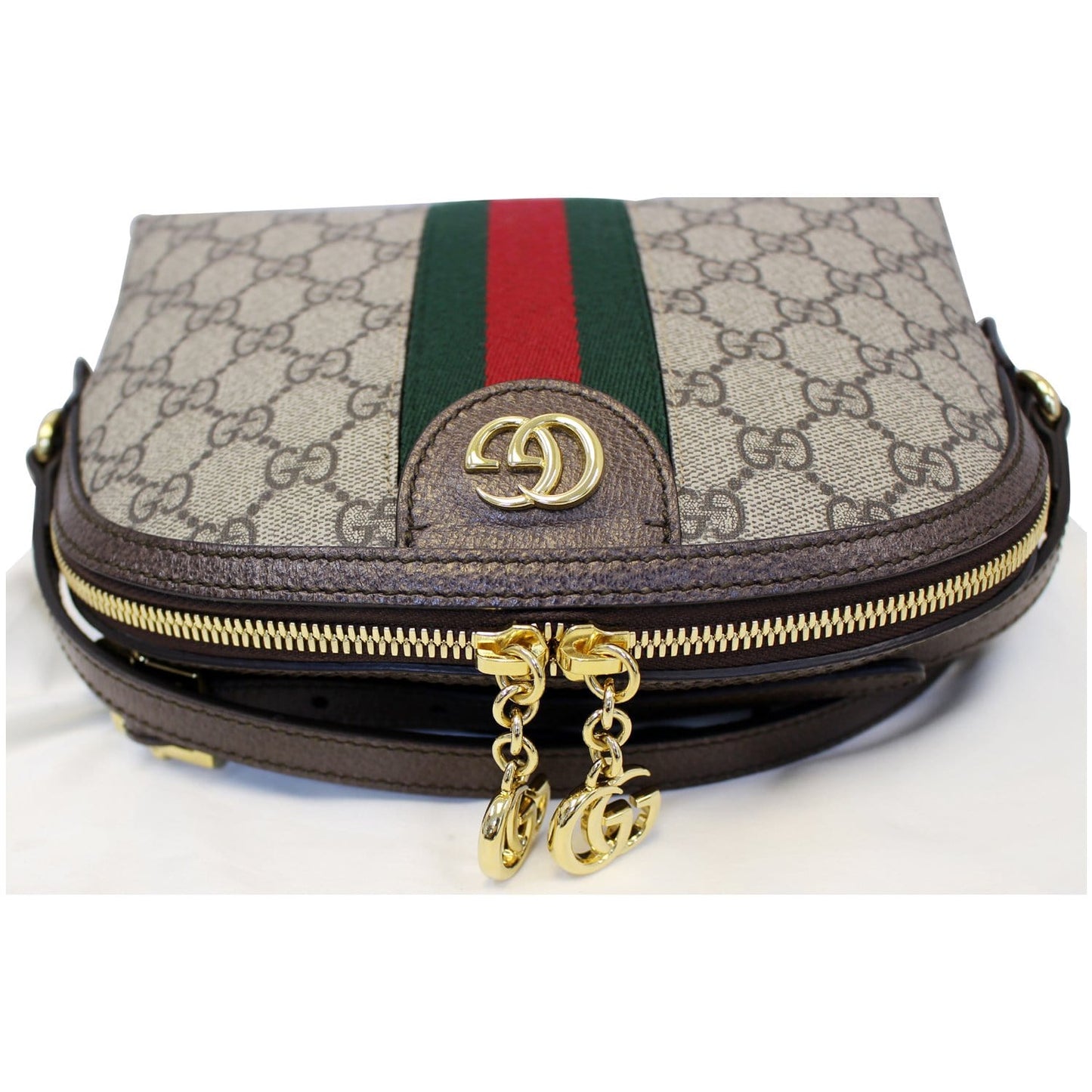 GUCCI Ophidia GG Supreme Monogram Web Shoulder Crossbody Bag