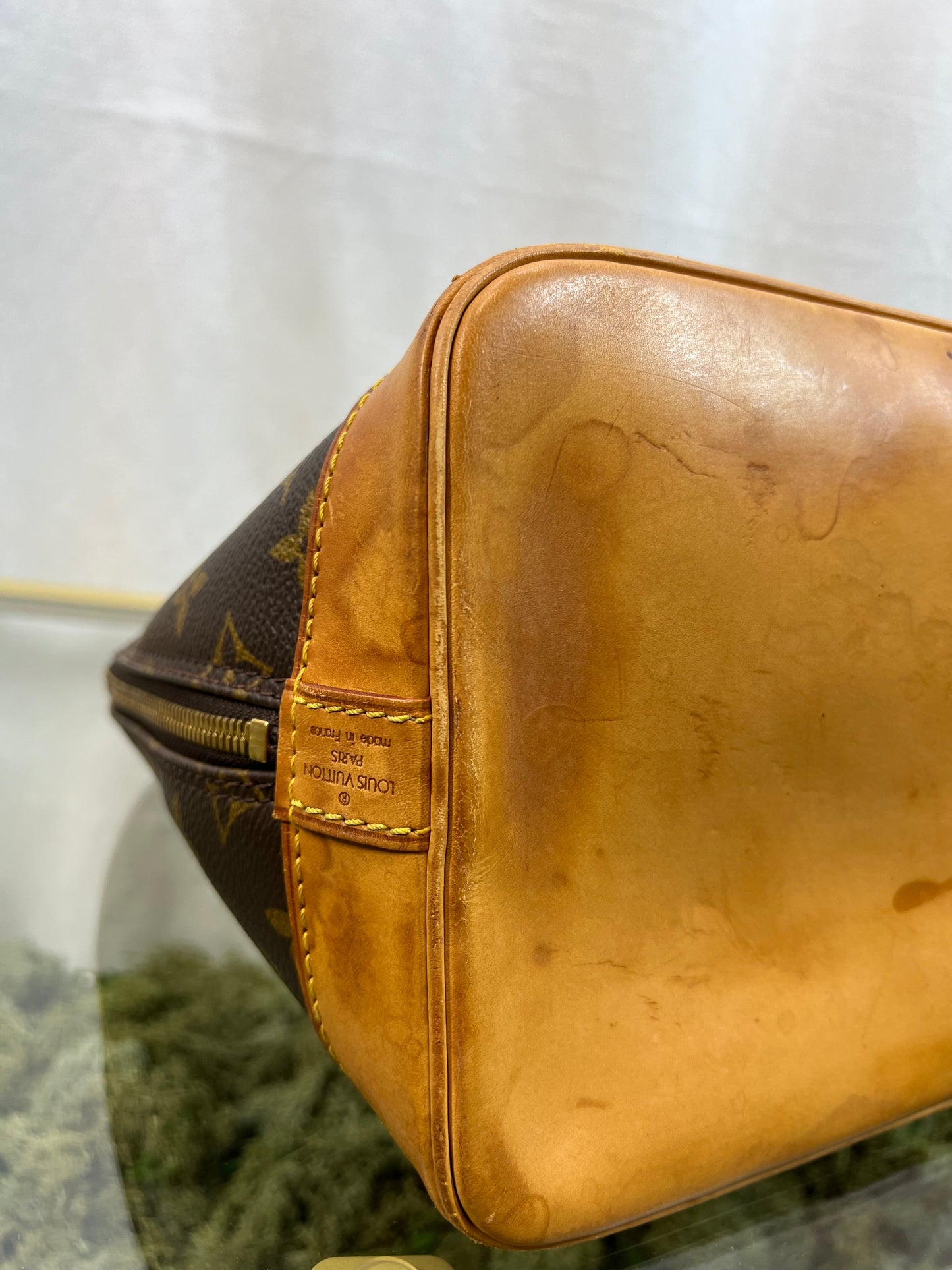 LOUIS VUITTON Monogram Alma PM Satchel