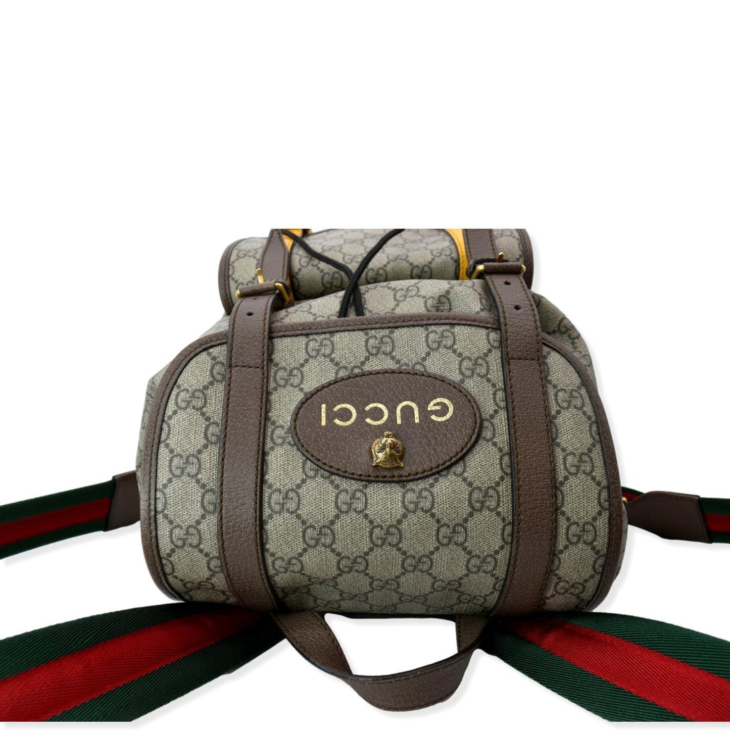 GUCCI Soft GG Supreme Canvas Backpack Bag Beige 473869
