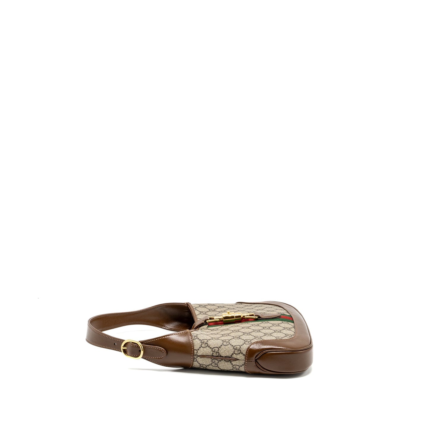 Gucci Jackie 1961 Small Shoulder Bag GG Supreme Canvas/Calfskin Brown/Multicolour