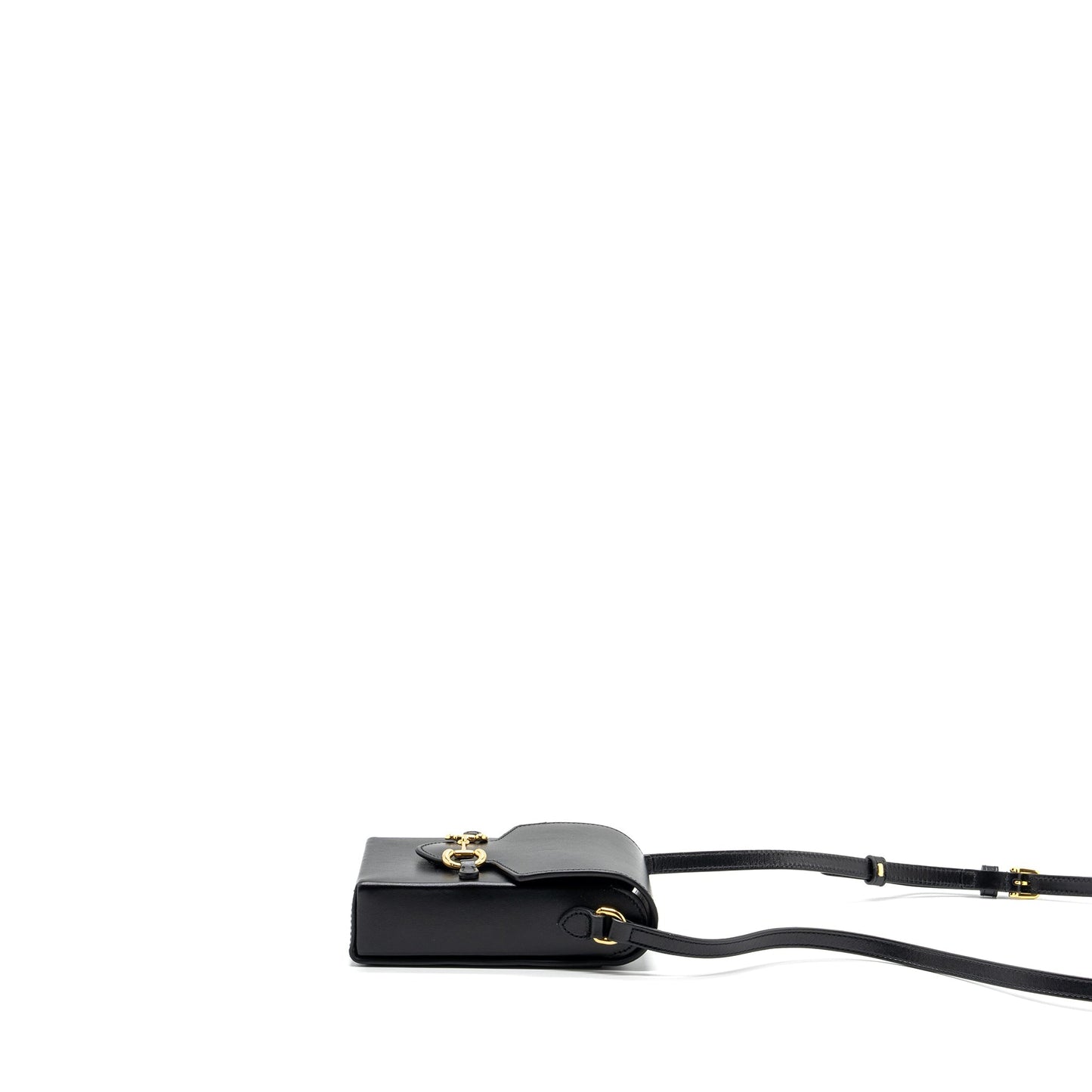 Gucci 1955 Horsebit 1955 Crossbody Bag Calfskin Black
