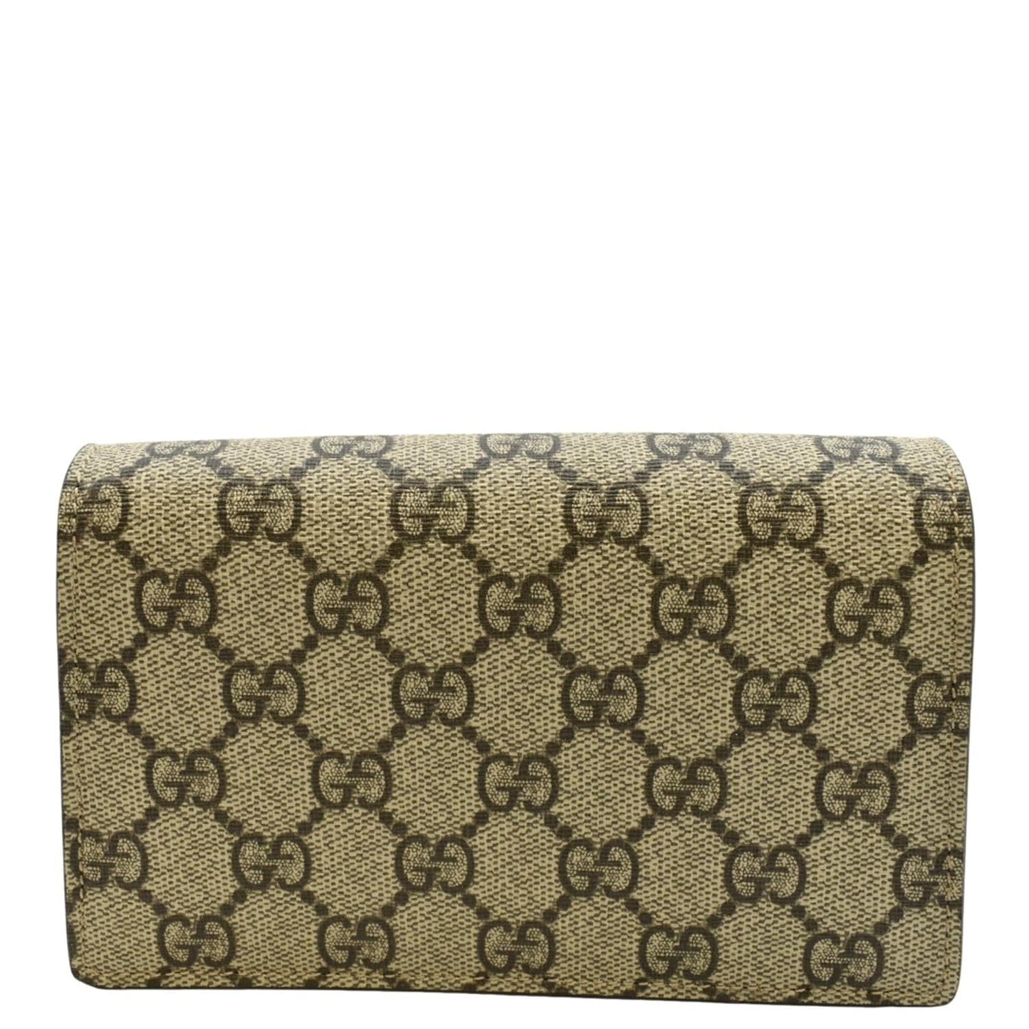 GUCCI Dionysus Super Mini GG Supreme Canvas Crossbody Bag Taupe 476432