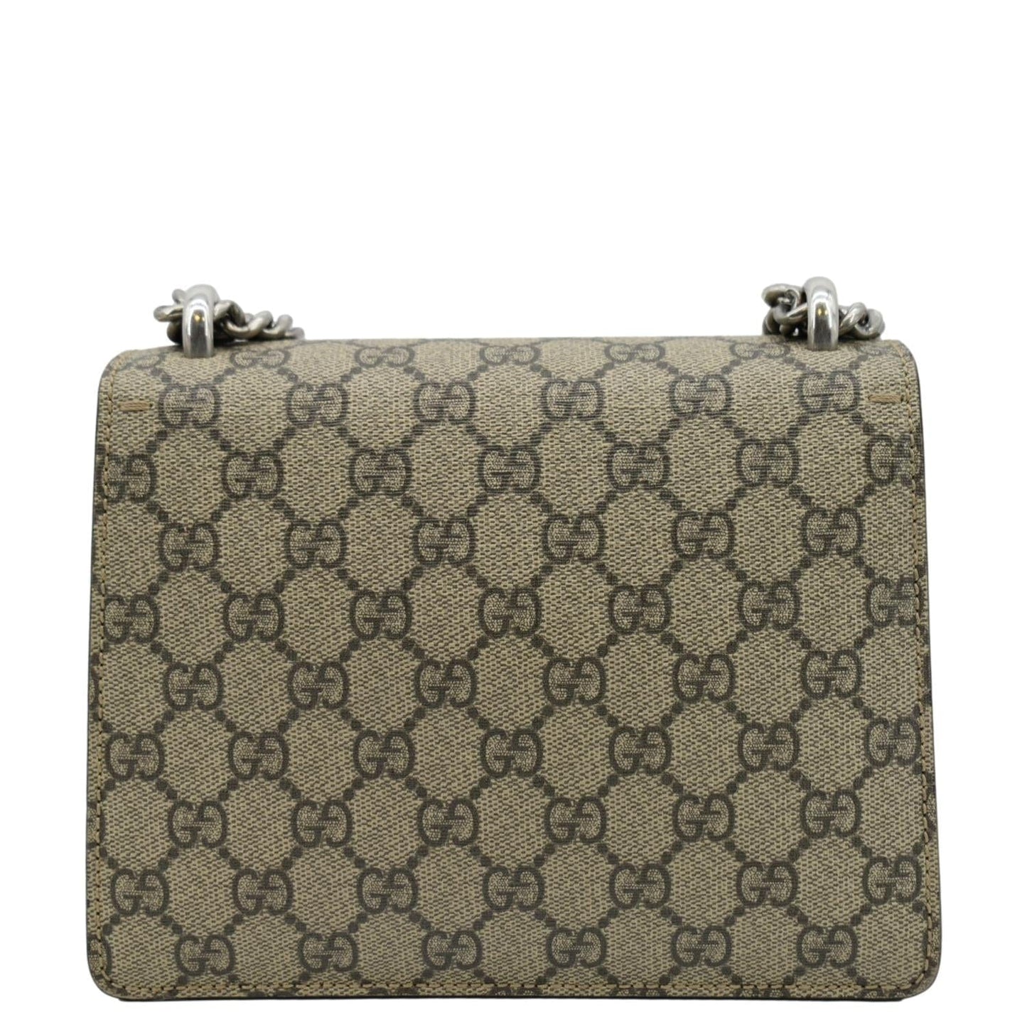 GUCCI Dionysus Mini GG Supreme Canvas Crossbody Bag Beige 421970