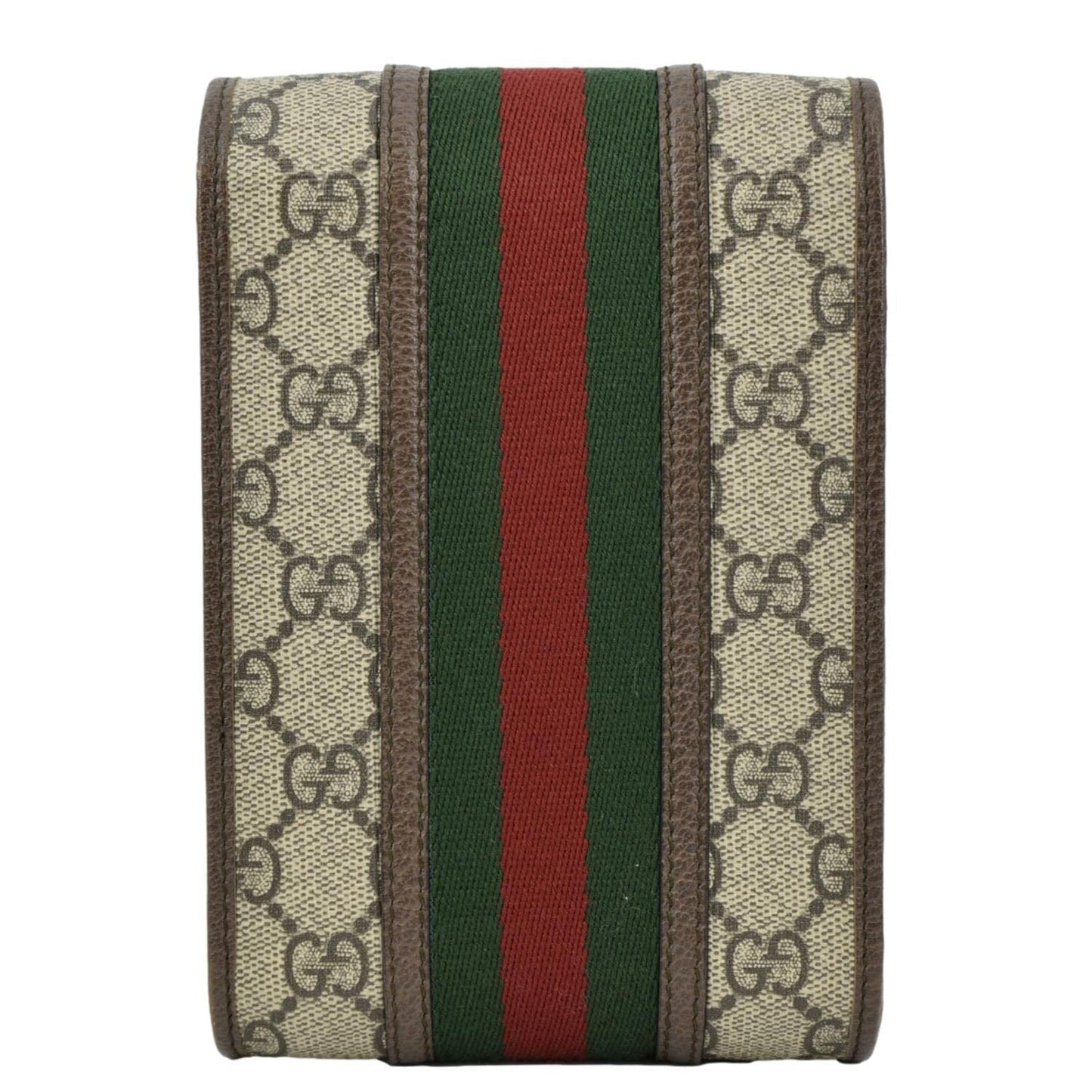 GUCCI Mini Ophidia New Acero GG Supreme Monogram Web Crossbody Bag Beige 625757