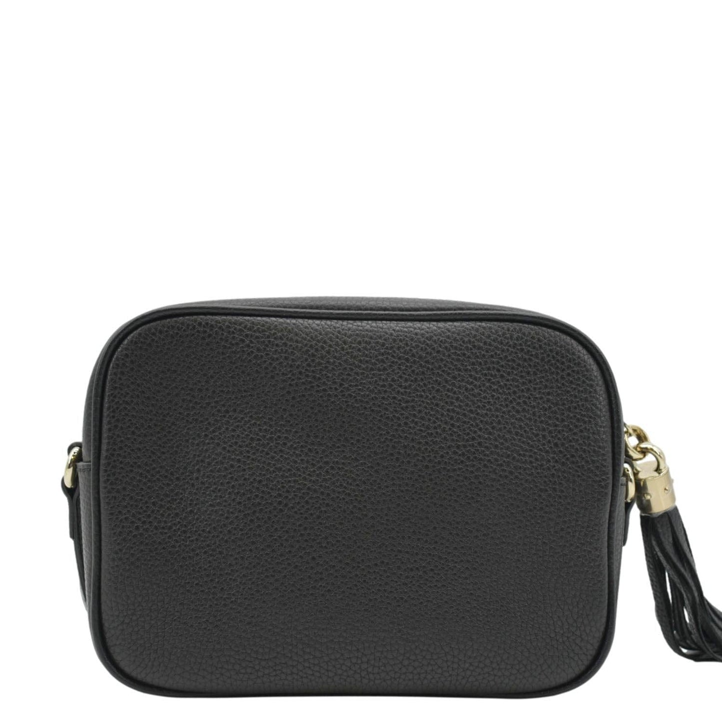 GUCCI Soho Disco Leather Crossbody Bag Black 308364