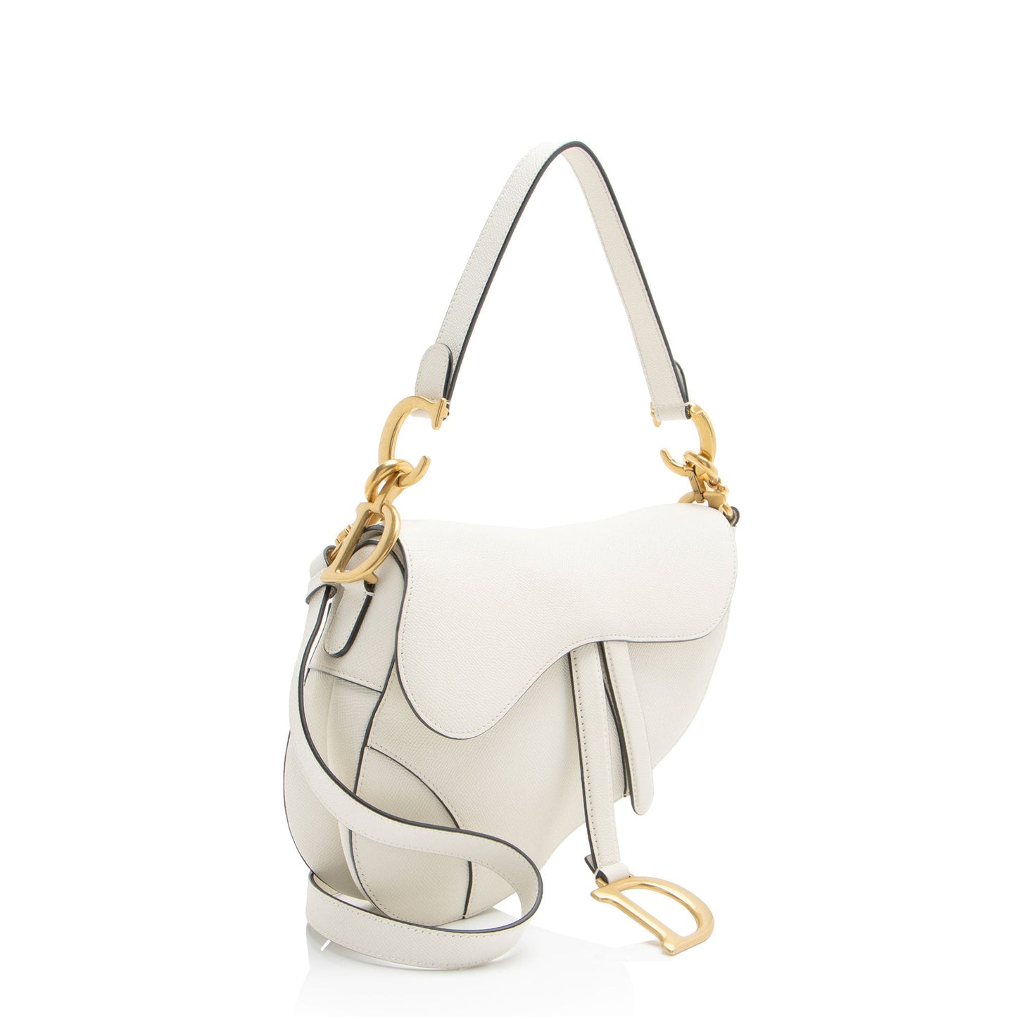 Dior Grained Calfskin Saddle Dual Strap Crossbody (SHF-vqP4ME)
