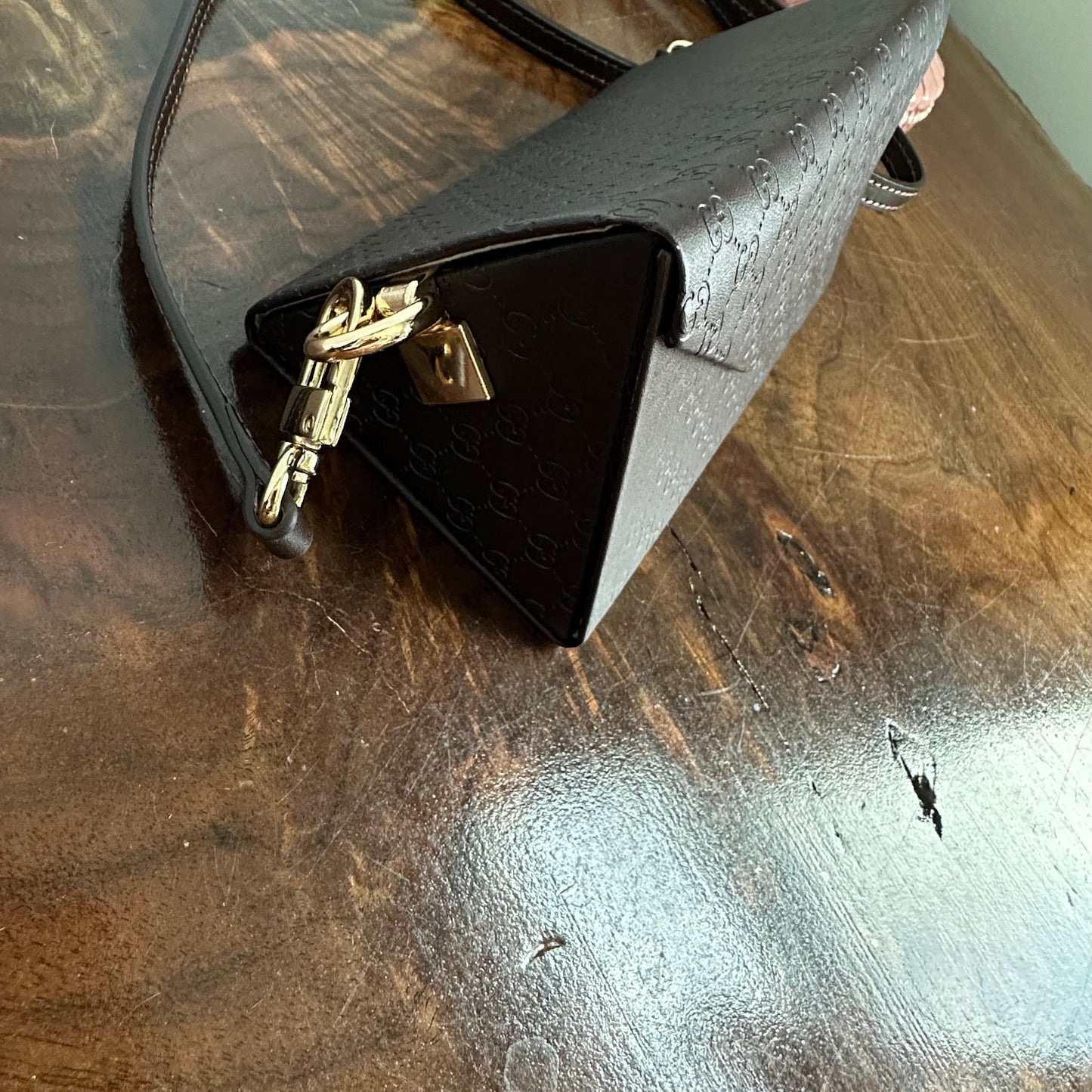 The Weebill Crossbody -Orvis bags Gucci in Brown (Larger Version) w/Magnetic Snap