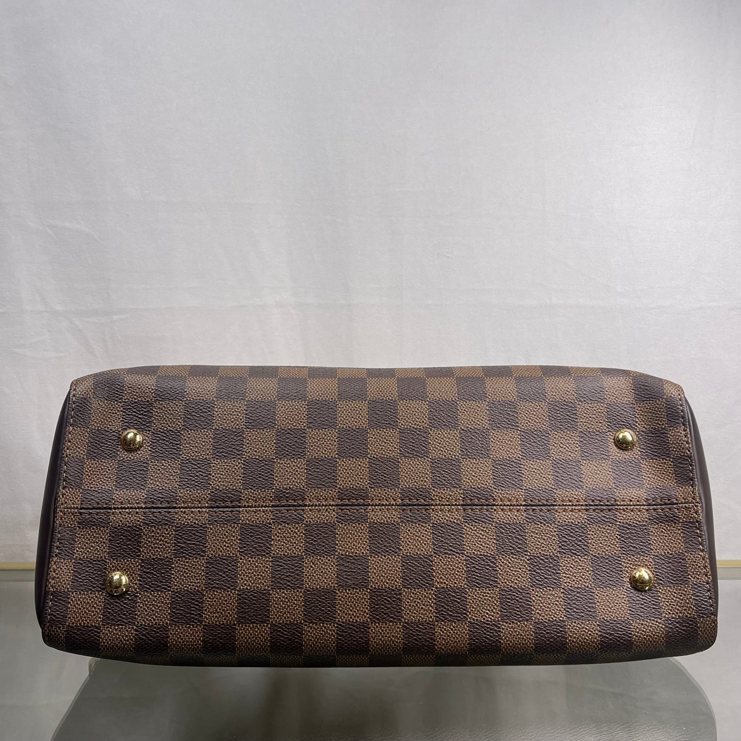 LOUIS VUITTON Damier Ebene Canvas Kensington Bowling Bag