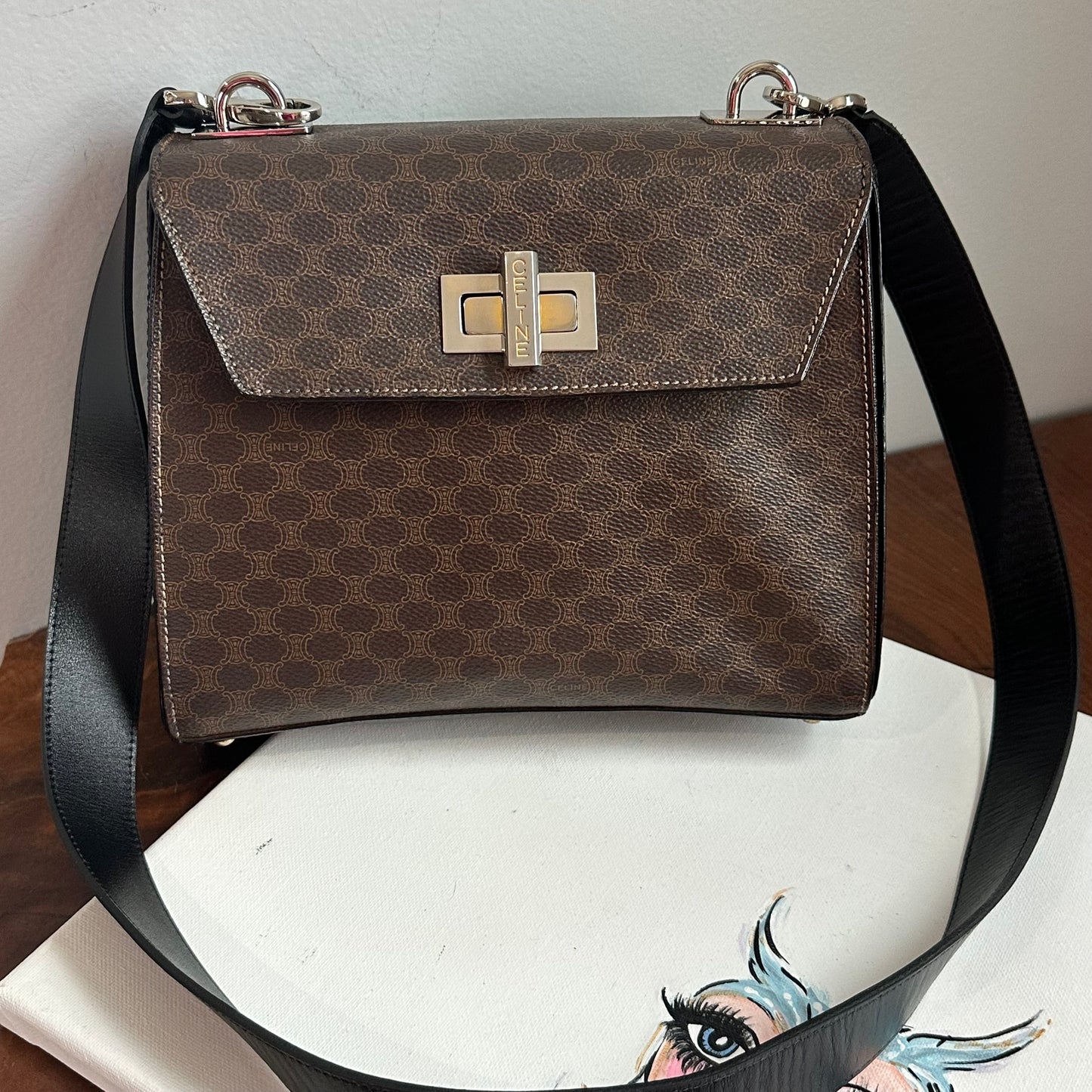 The Dove Crossbody Bag -Orvis bags CELINE in Macadam Pattern