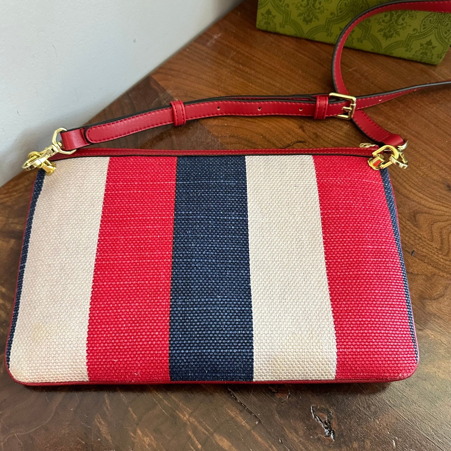 The Junco Crossbody - Red/White/Blue Orvis bags Gucci GG