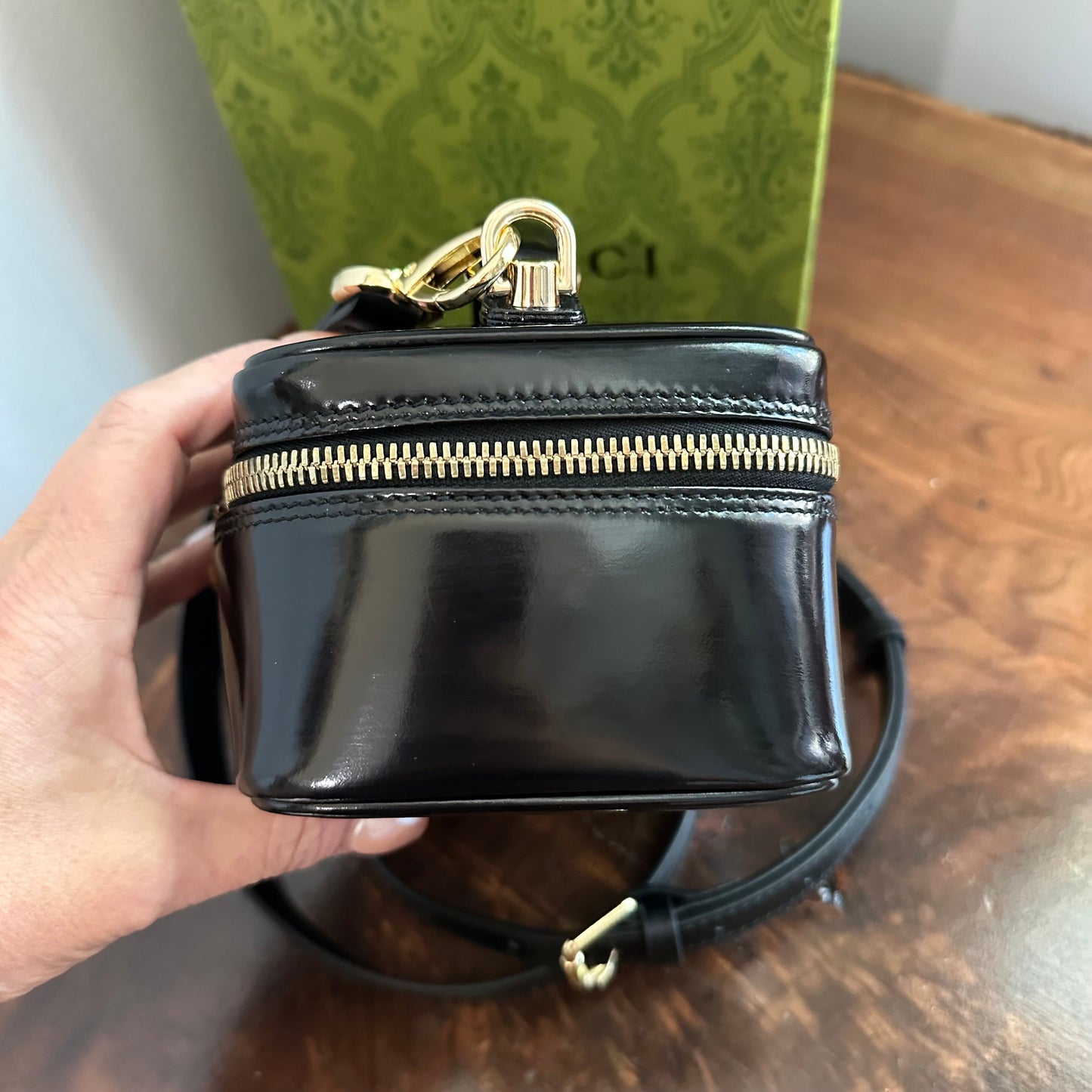 The Junco Crossbody/Clutch -Orvis bags Gucci Bamboo Cosmetic Bag in Black Leather