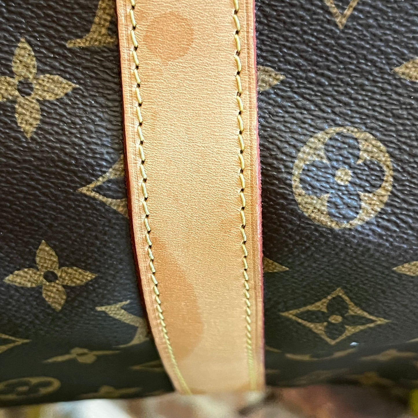 LOUIS VUITTON Keepall Bandouliere 55 Brown Monogram Canvas Duffle Bag