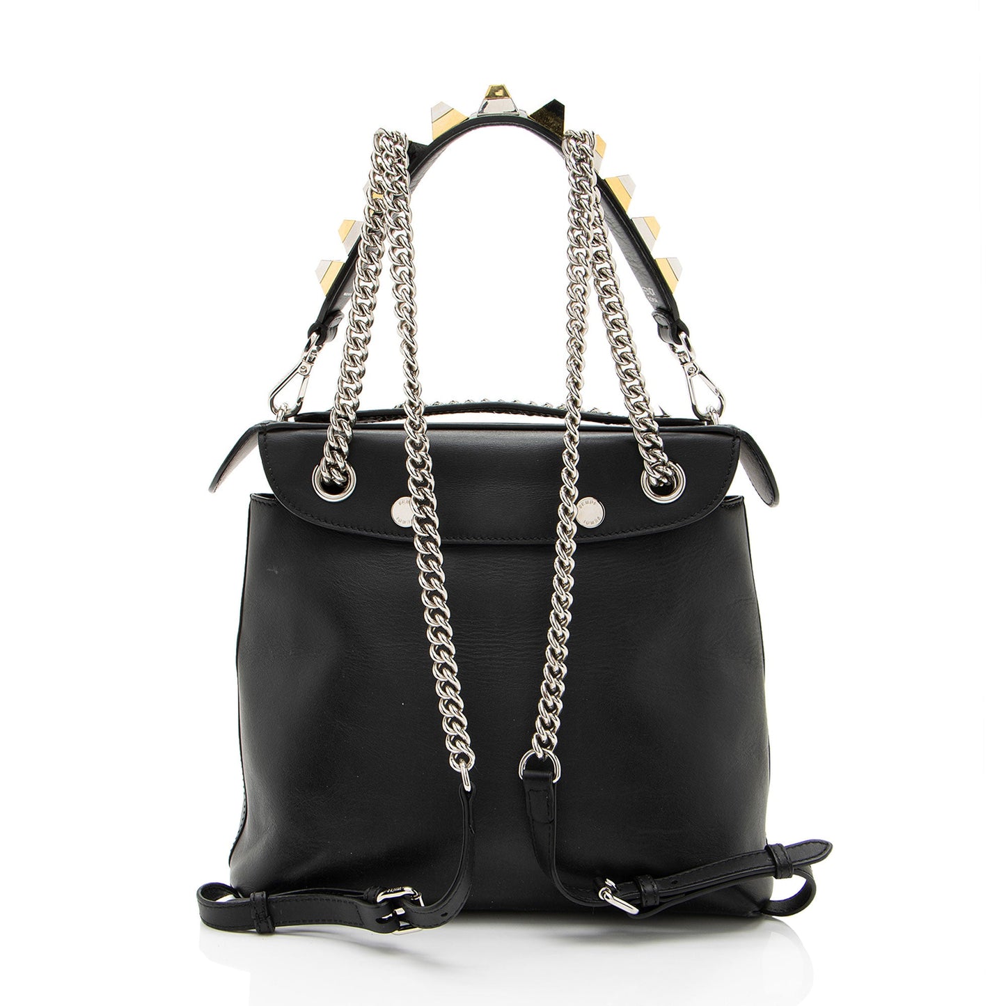 Fendi Leather Back To School Backpack