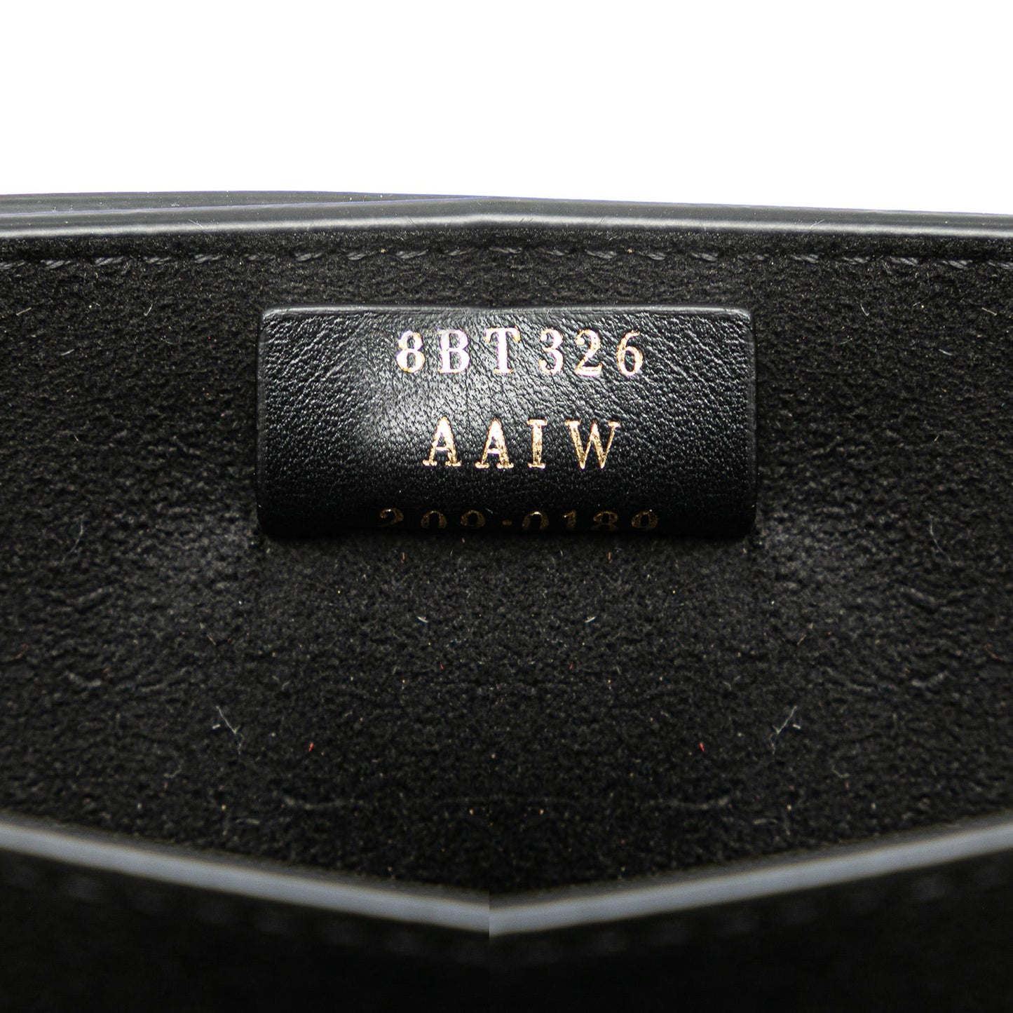 Fendi Leather Crystal Fab Crossbody