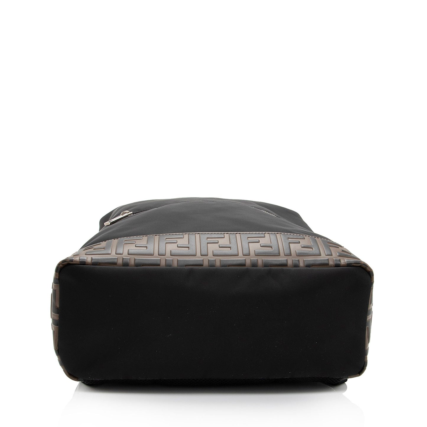 Fendi Nylon FF Embossed Calfskin Santander Backpack (SHF-FMXHgb)