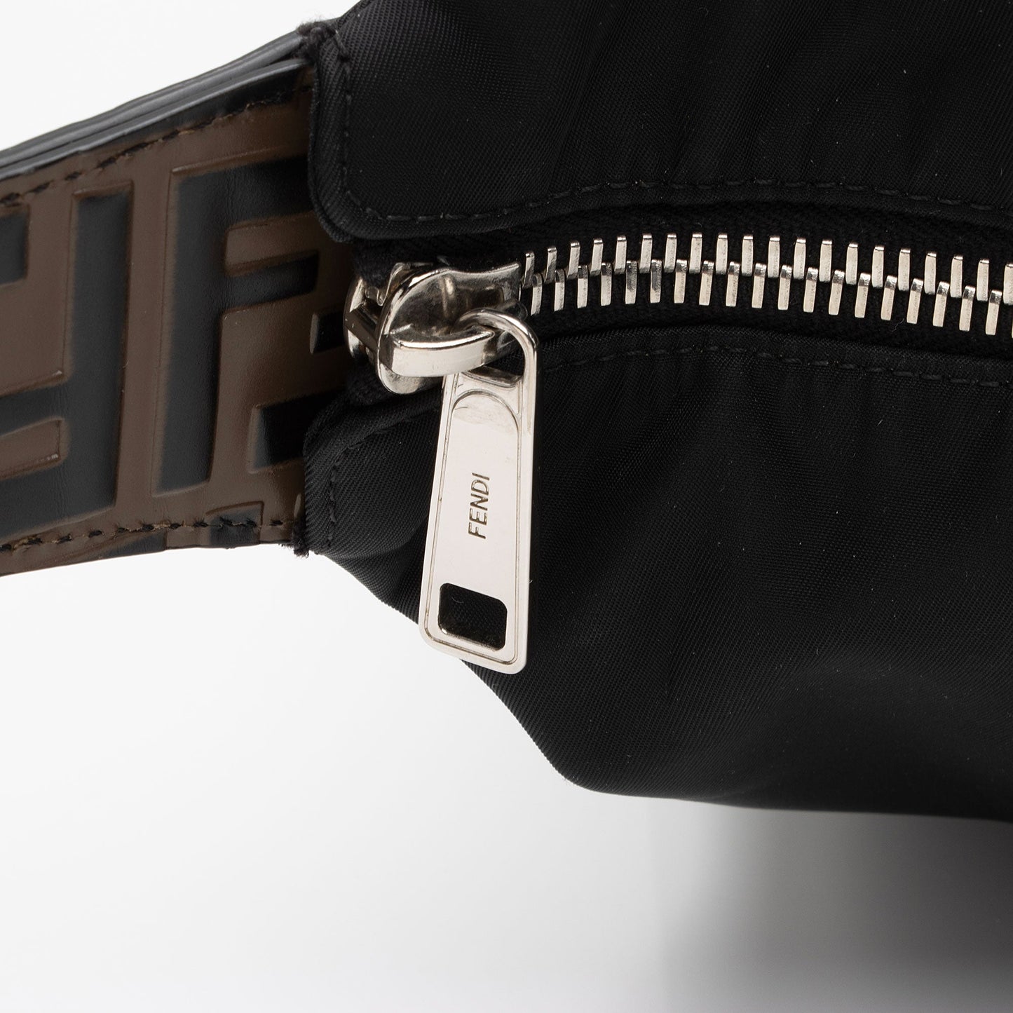 Fendi Nylon FF Embossed Calfskin Santander Backpack (SHF-FMXHgb)