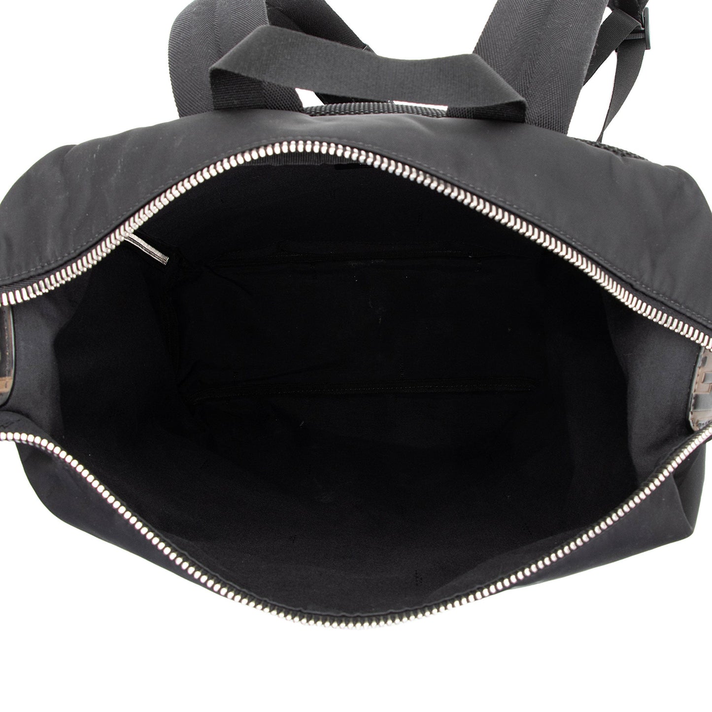 Fendi Nylon FF Embossed Calfskin Santander Backpack (SHF-FMXHgb)