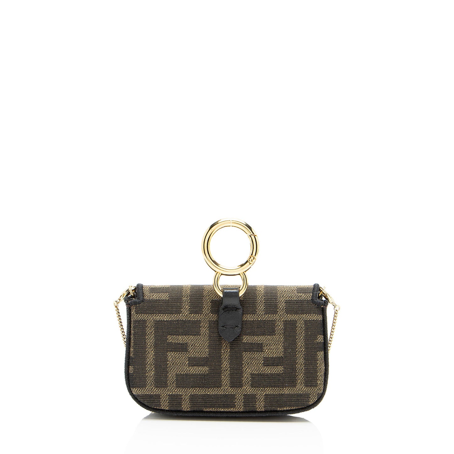 Fendi Zucca Nano Baguette Charm Crossbody