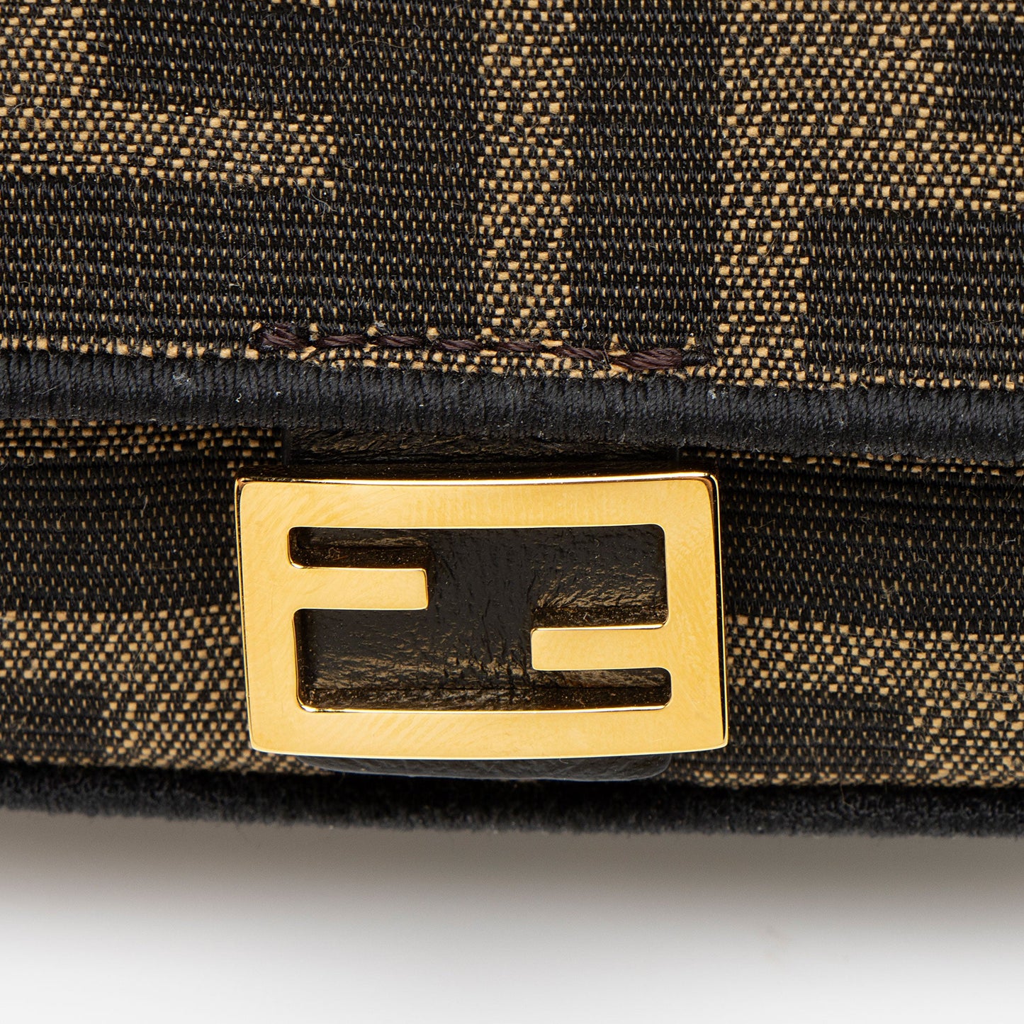 Fendi Zucca Nano Baguette Charm Crossbody