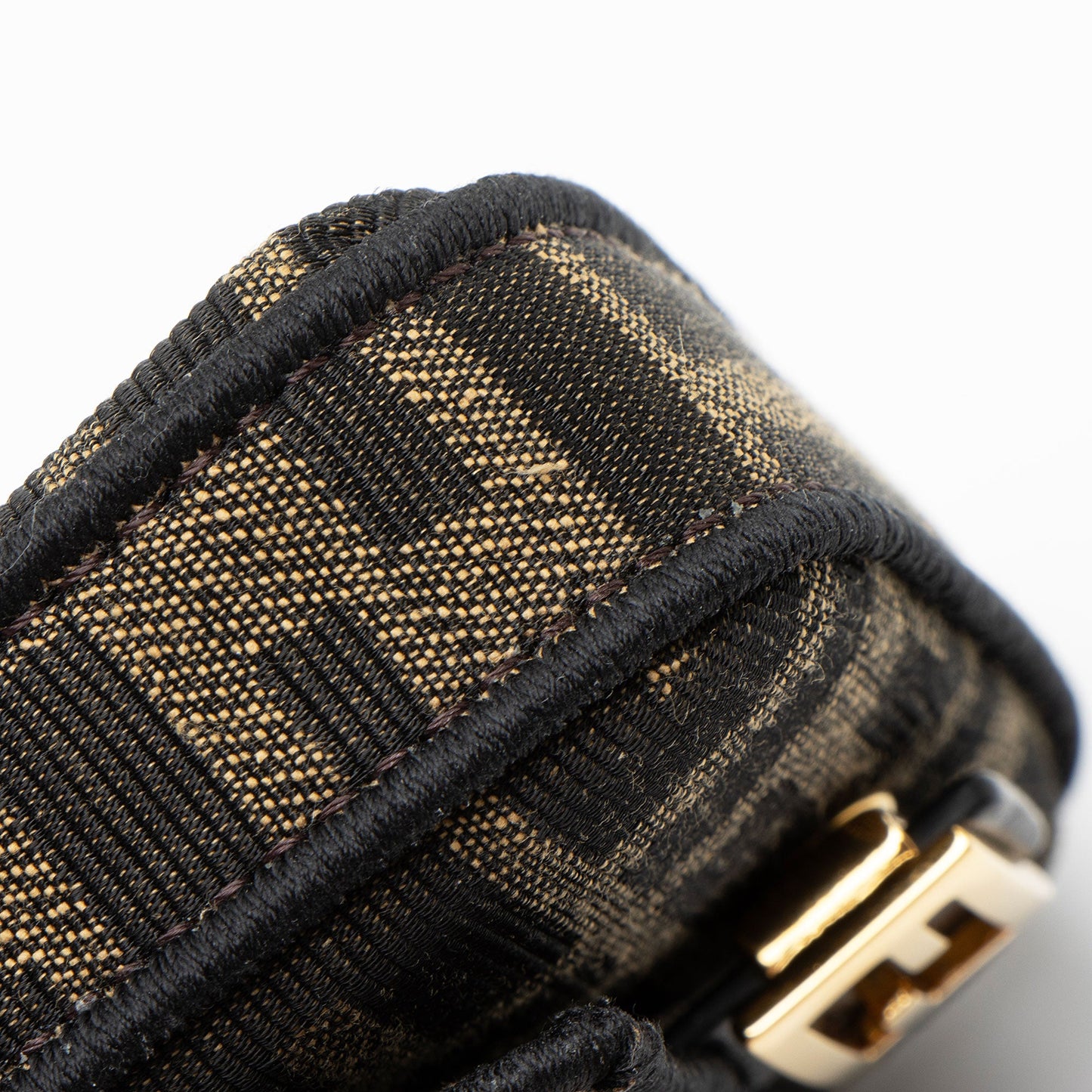 Fendi Zucca Nano Baguette Charm Crossbody