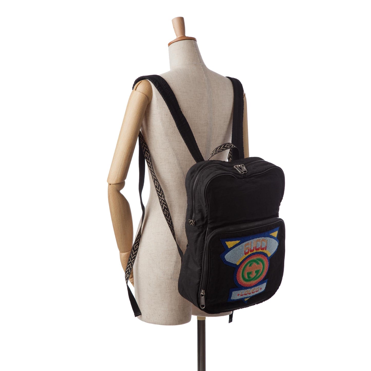 Gucci 80's Patch Backpack (SHG-uAJOdY)