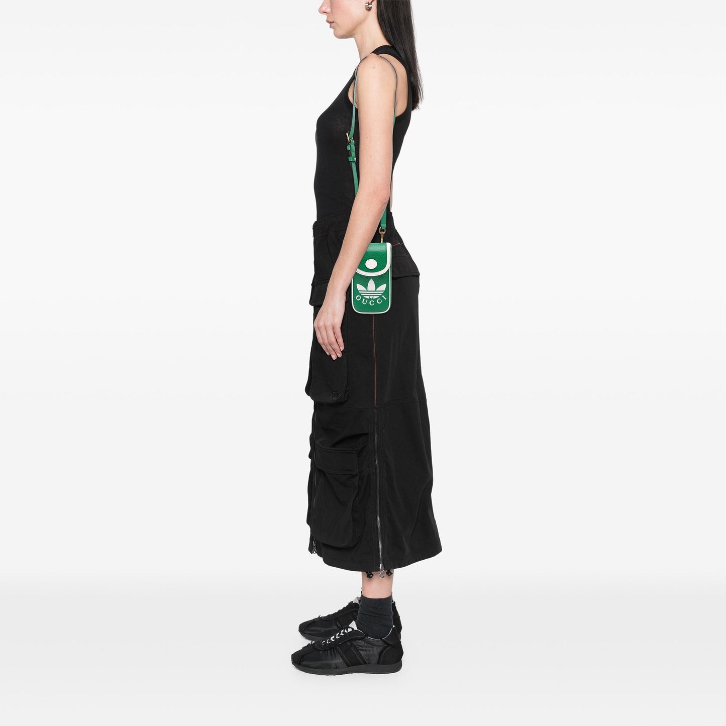 Gucci Adidas Leather Phone Case Crossbody