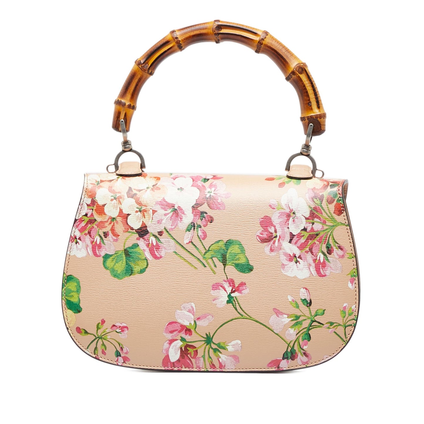 Gucci Bamboo Classic Blooms Top Handle Satchel (SHG-eLTiCC)