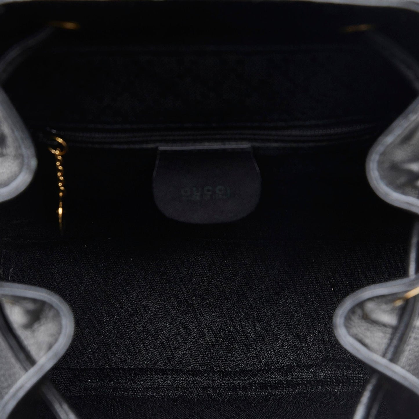 Gucci Bamboo Drawstring Leather Backpack (SHG-quqvrC)