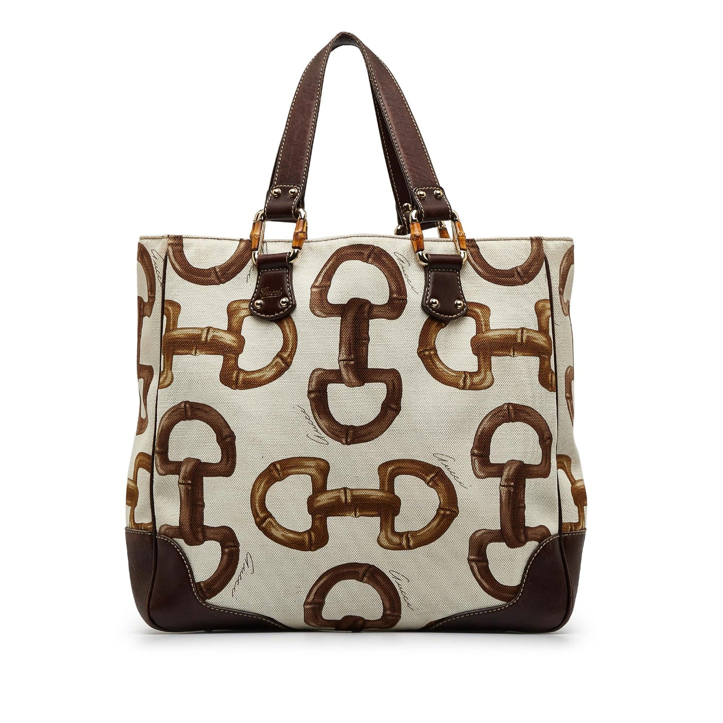 Gucci Bamboo Horsebit Tote (SHG-S7HTdu)