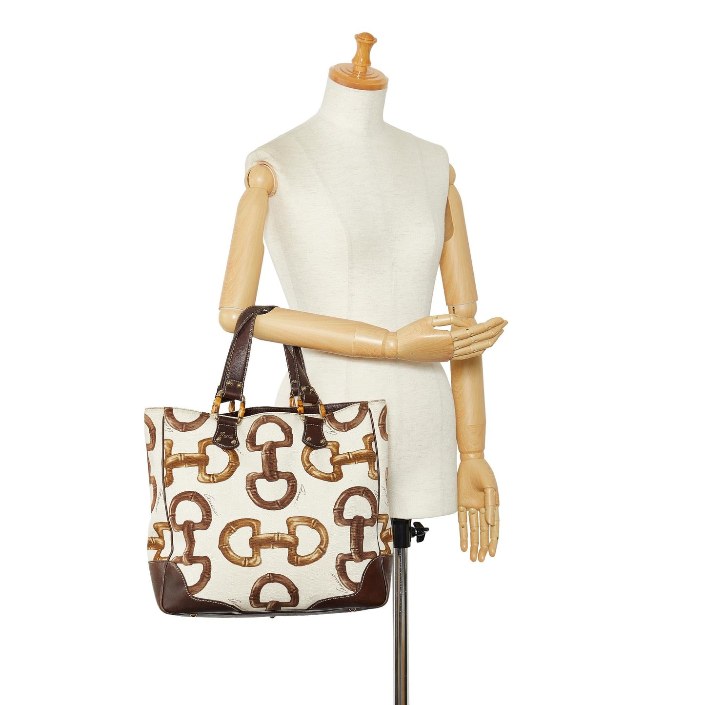 Gucci Bamboo Horsebit Tote (SHG-S7HTdu)