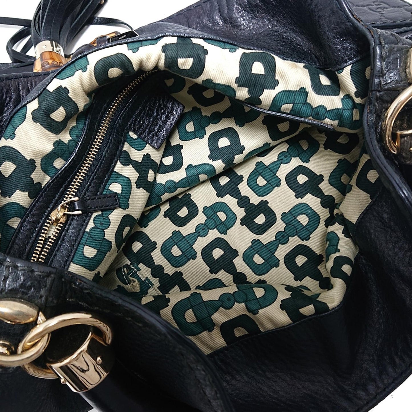 Gucci Bamboo Indy Leather Satchel (SHG-djoyCe)