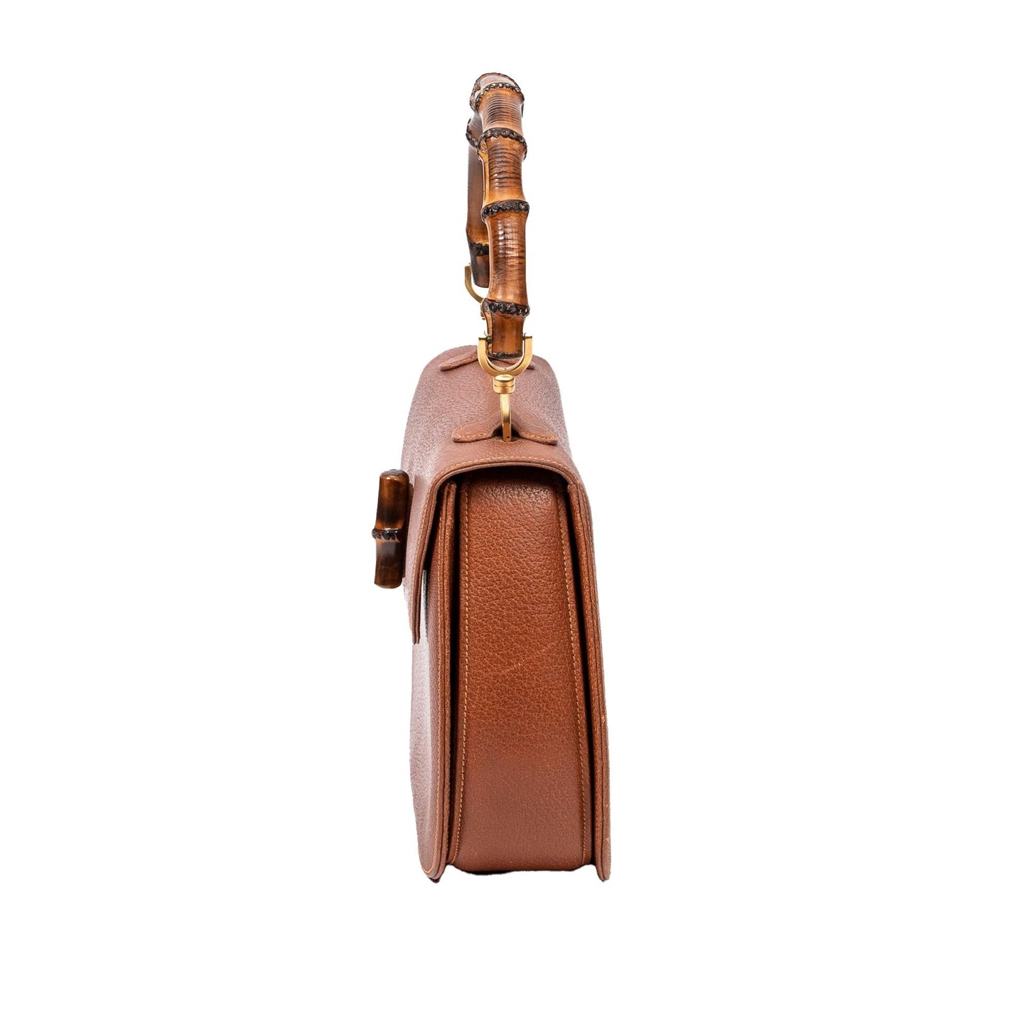 Gucci Bamboo Night Leather Satchel (SHG-3sJex1)