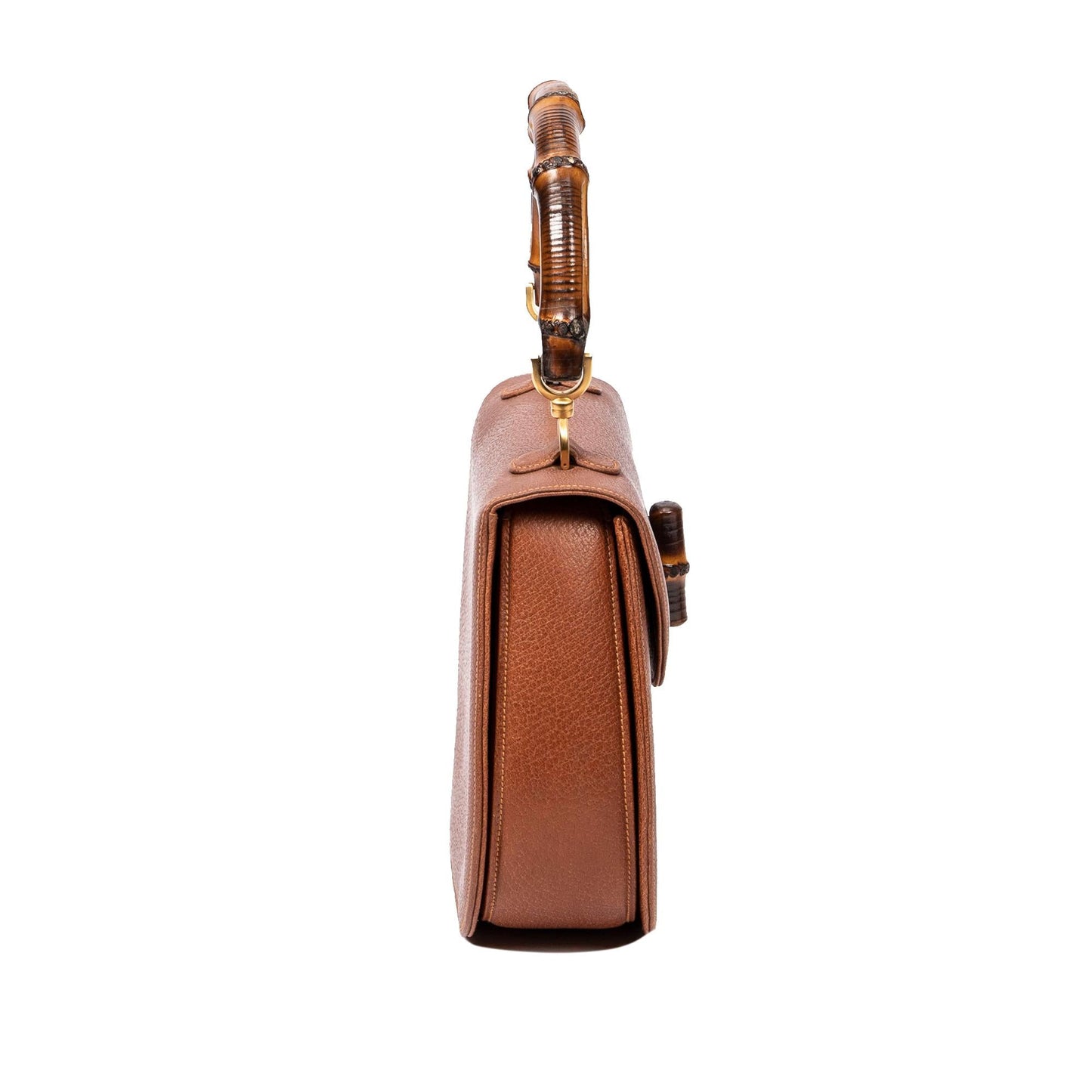 Gucci Bamboo Night Leather Satchel (SHG-3sJex1)