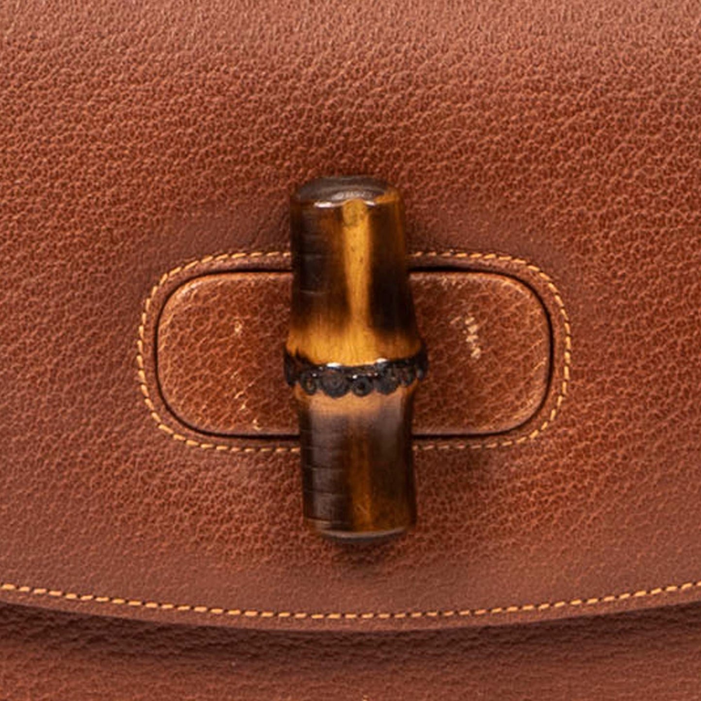 Gucci Bamboo Night Leather Satchel (SHG-3sJex1)