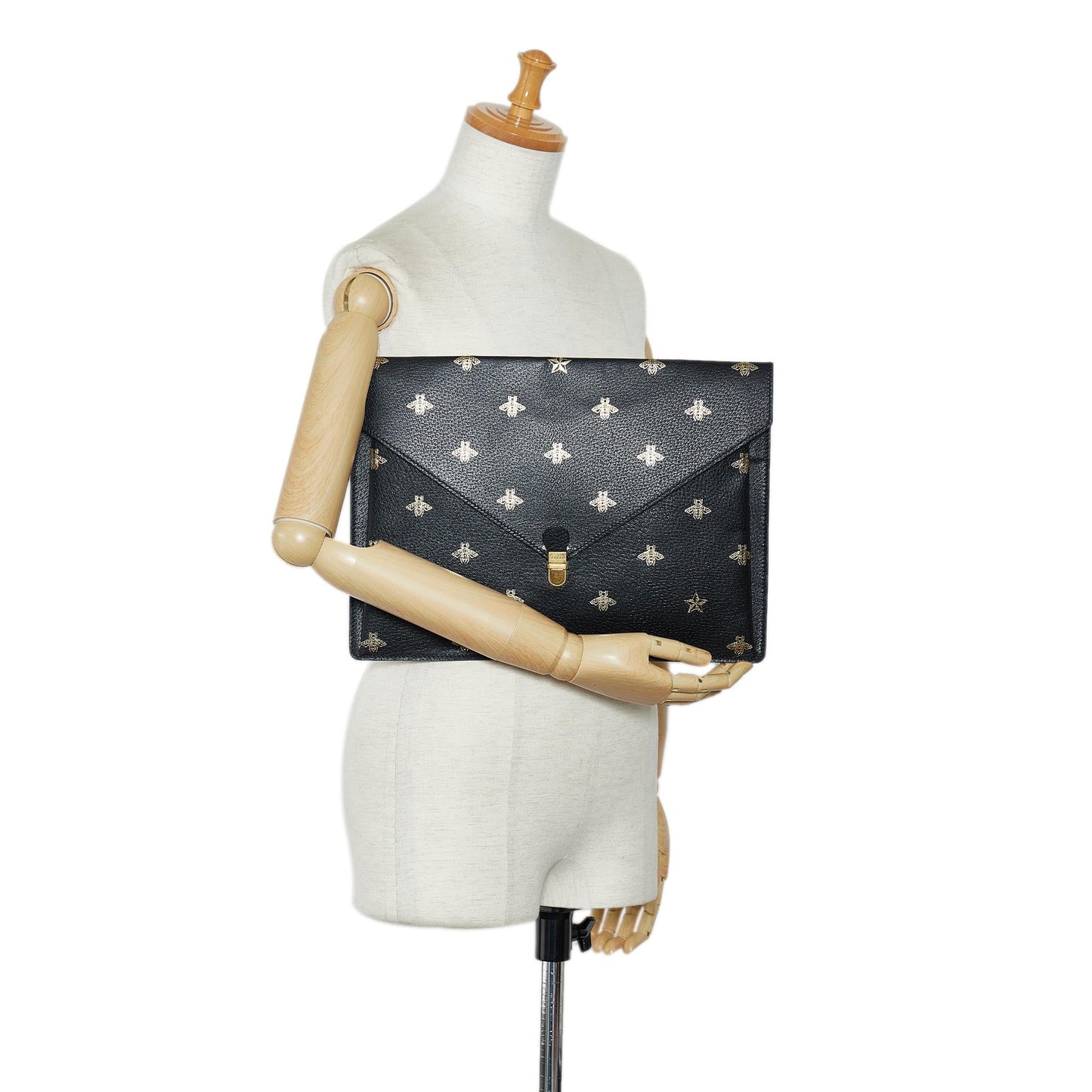 Gucci Bee Star Envelope Portfolio (SHG-QDLUYm)